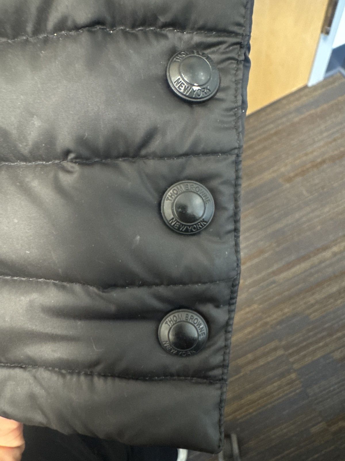 Thom Browne Thom Browne 4 STRIPE PADDED JACKET Size US L / EU 52-54 / 3 - 6 Thumbnail