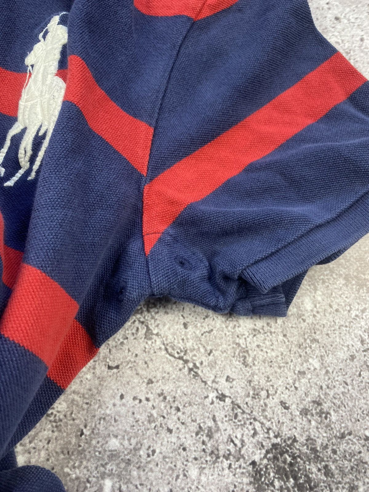 Polo Ralph Lauren Vintage 90s Polo Ralph Lauren Y2K Chief Keef ruby Polo strip Size US M / EU 48-50 / 2 - 7 Thumbnail