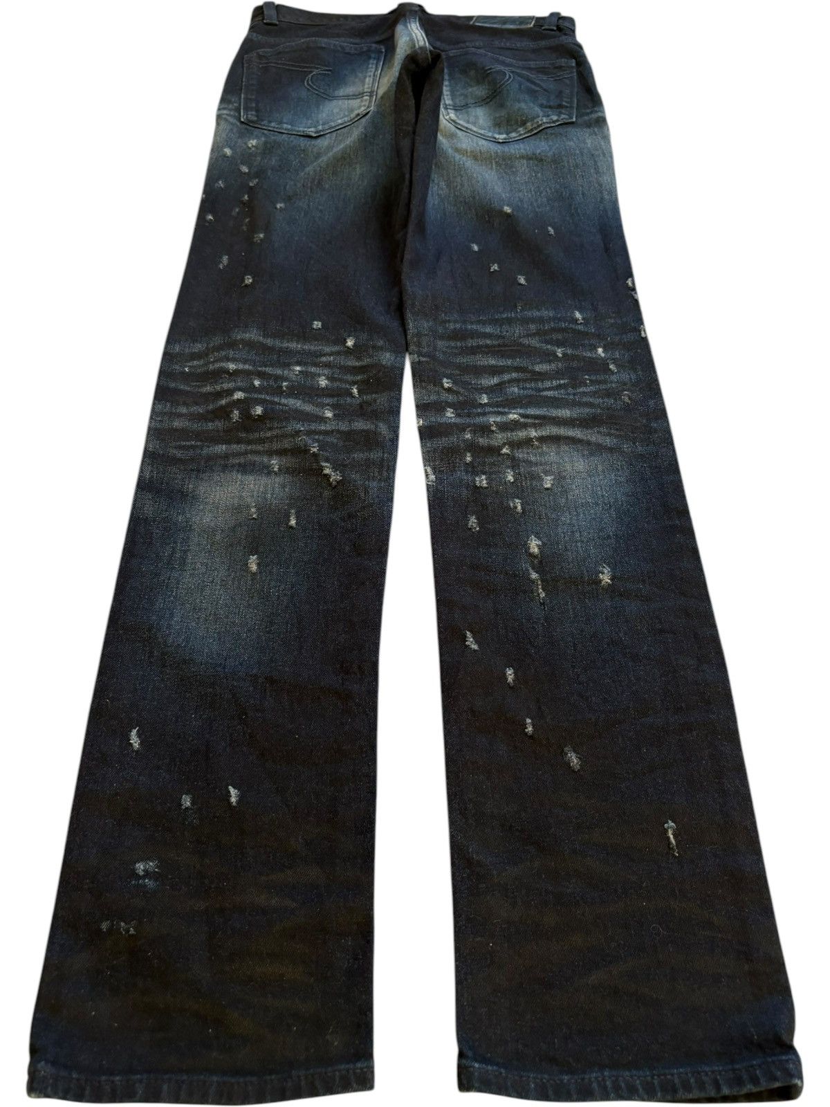 Japanese Brand × Seditionaries × semanticdesign Vintage Semantic Design Indigo Distressed Slim Fit Jeans Size US 29 - 2 Thumbnail