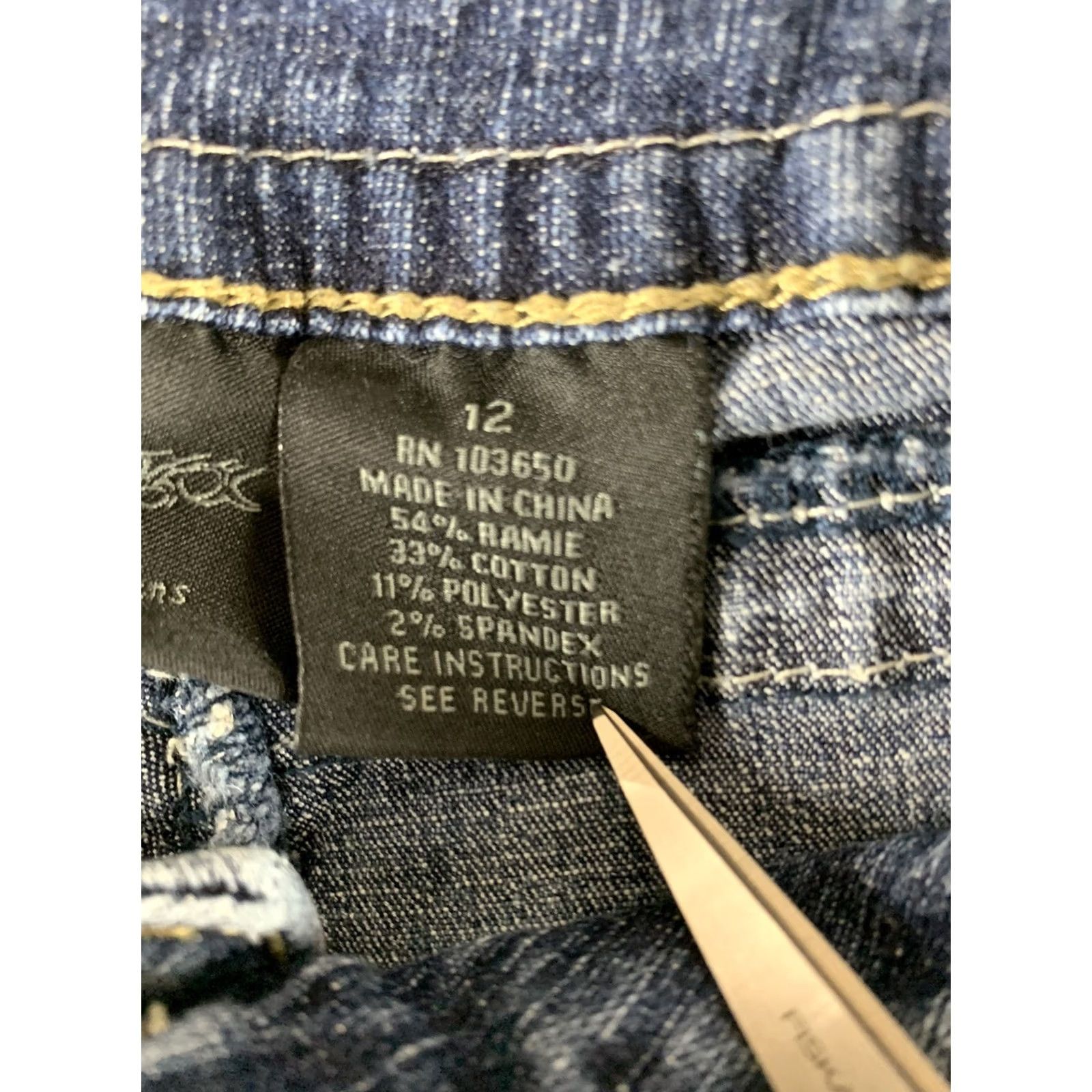 Vintage VSH JEANS WOMENS BLUE SIZE 12 COWGIRL Size 34" / US 12 / IT 48 - 4 Thumbnail