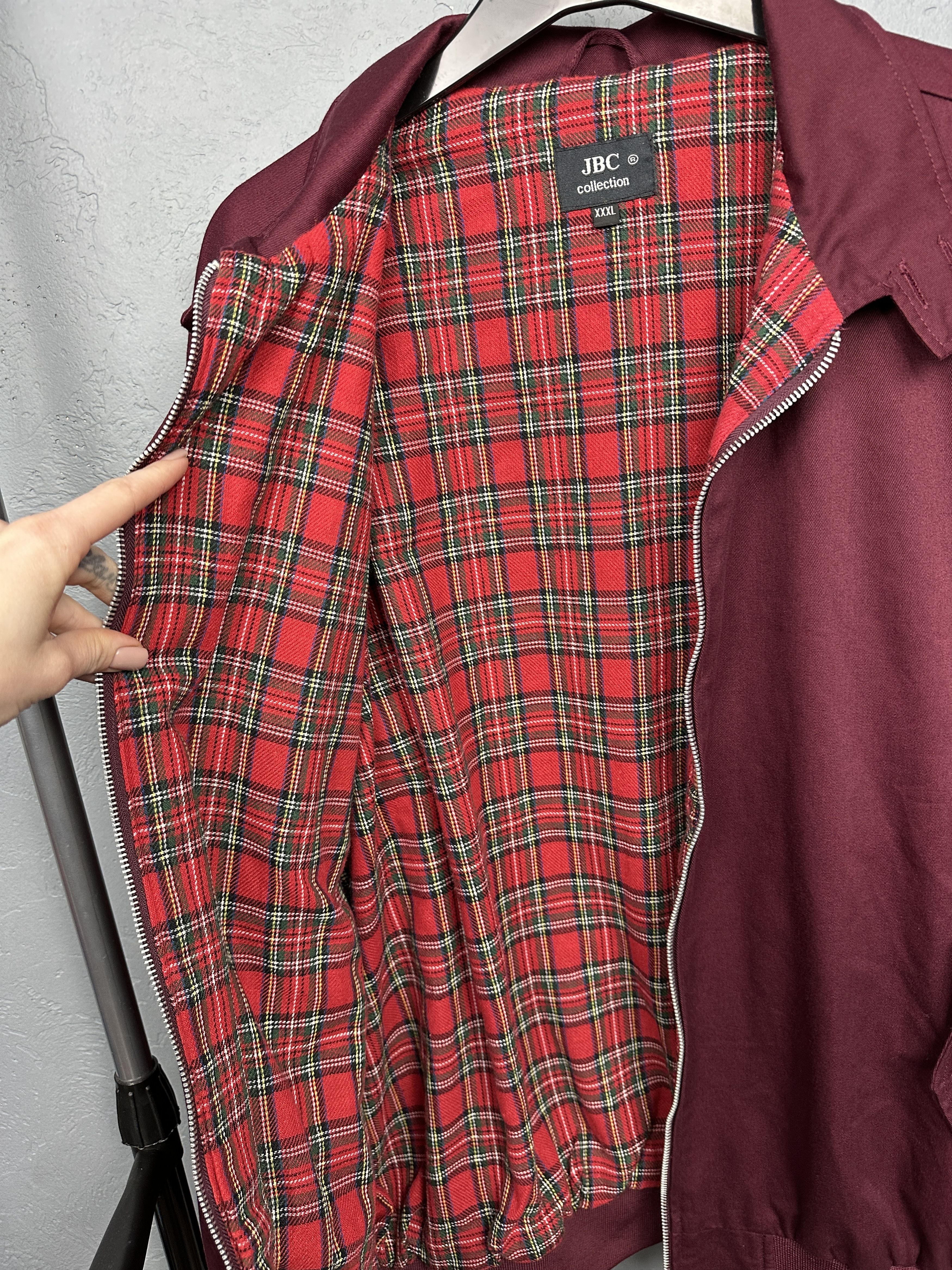 New England Outerwear × Vintage Vintage England Plaid Lined Collared Bomber Jacket Size US XXL / EU 58 / 5 - 4 Thumbnail