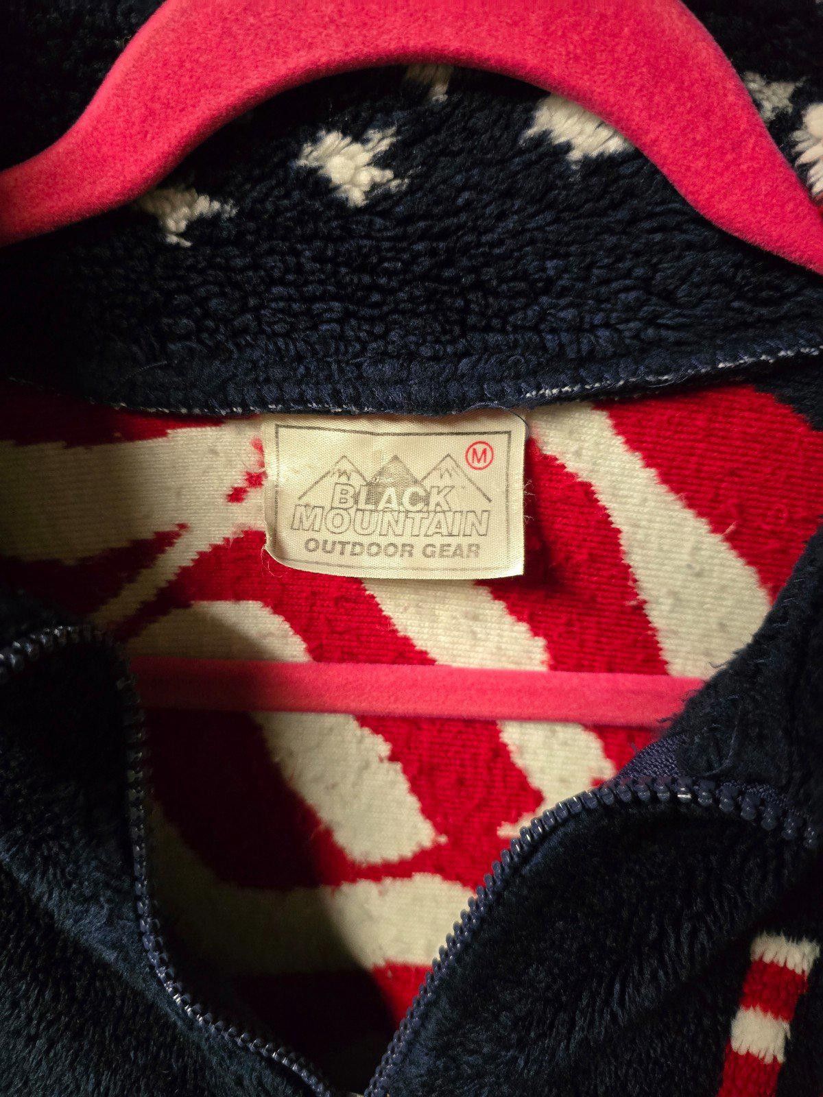 Other Black Mountain USA Flag Jacket Womens L Plush Fleece RARE Size L / US 10 / IT 46 - 2 Thumbnail