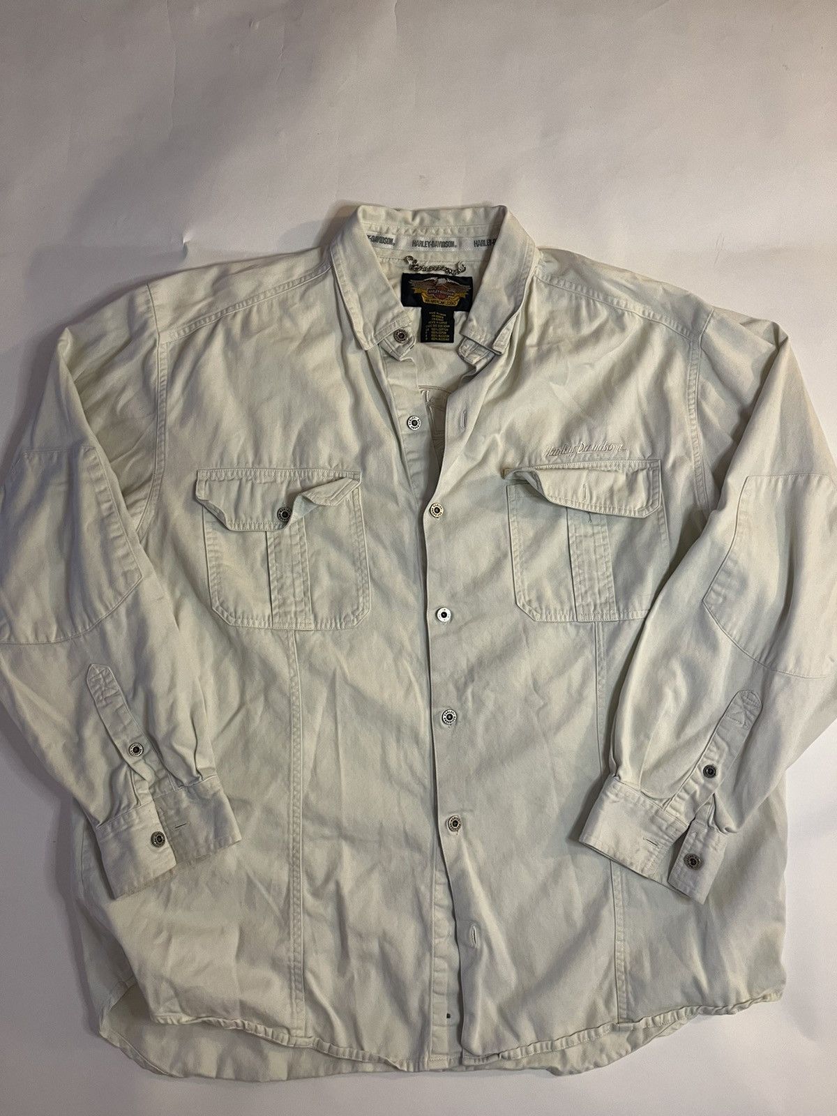 Harley Davidson Harley Davidson Mechanic Shop Shirt Work Shirt Size US XL / EU 56 / 4 - 1 Thumbnail