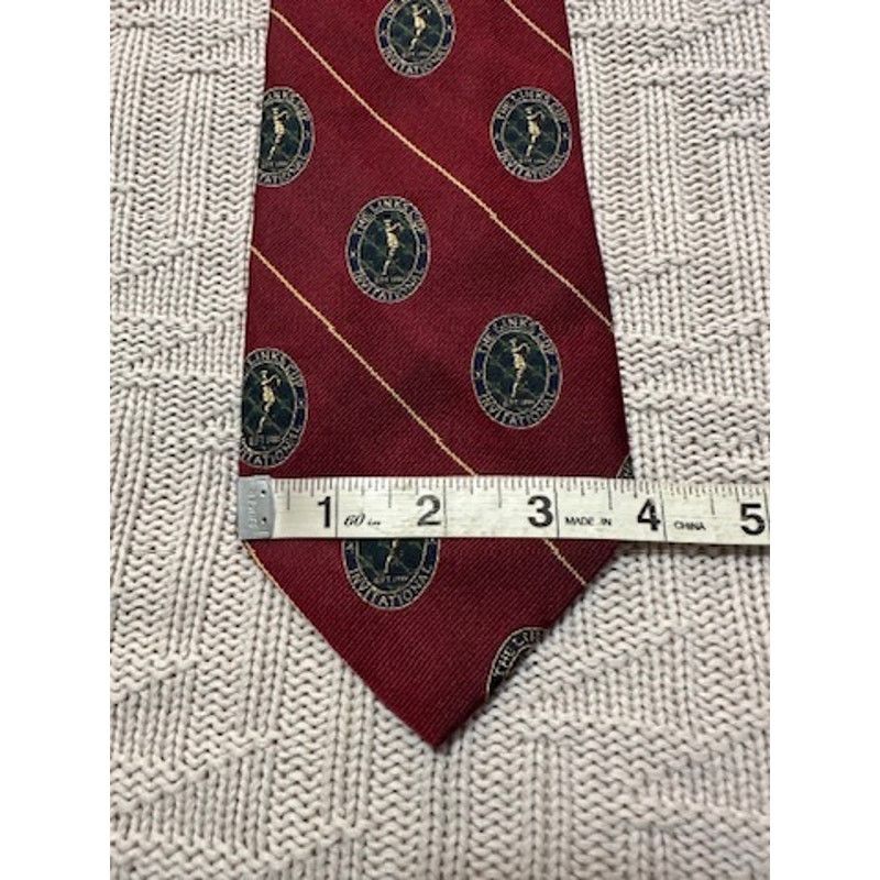 Robert Talbott Robert Talbott red the Links Invitational silk tie Size ONE SIZE - 4 Thumbnail