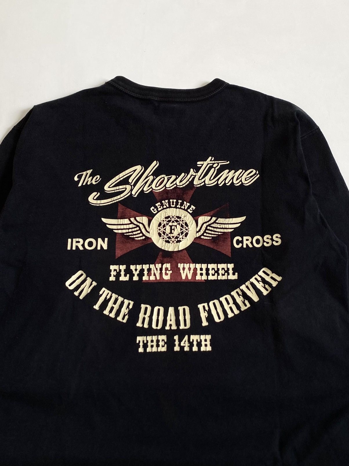 The Flat Head 💥The Flat Head💥Iron Cross Long Sleeve Flame🔥 Size US S / EU 44-46 / 1 - 2 Thumbnail