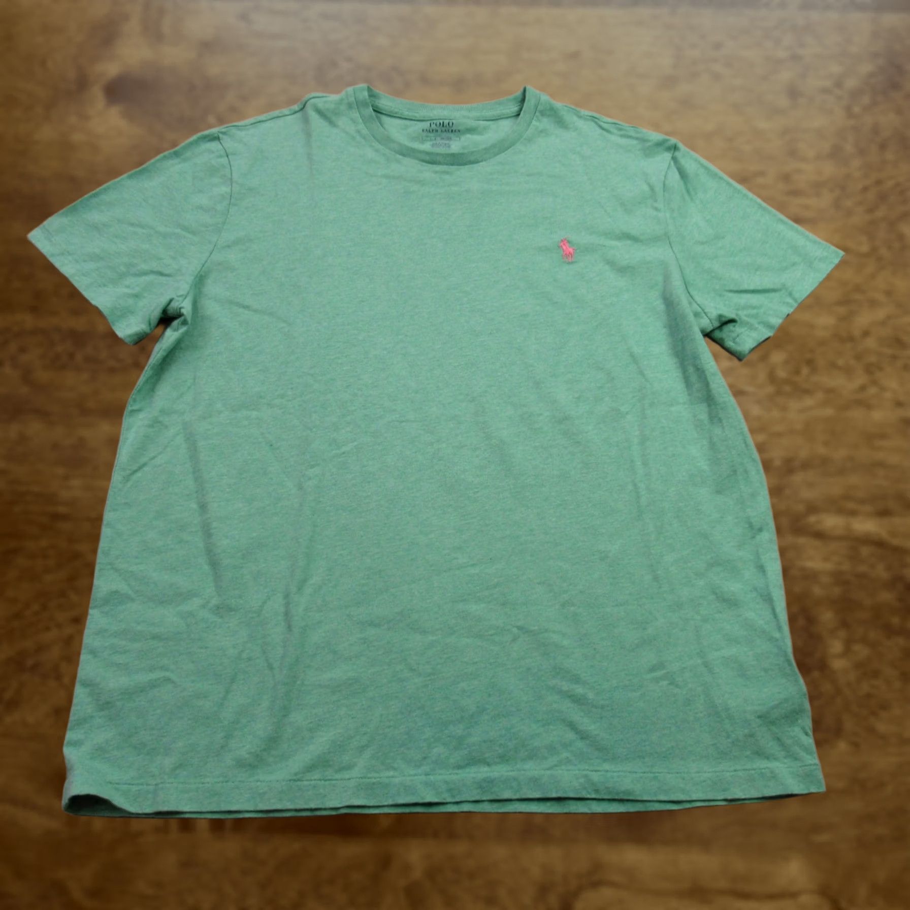 Polo Ralph Lauren Polo Ralph Lauren Shirt Mens Large Short Sleeve Green Crew Neck Lightweight Shirt Size US L / EU 52-54 / 3 - 1 Thumbnail