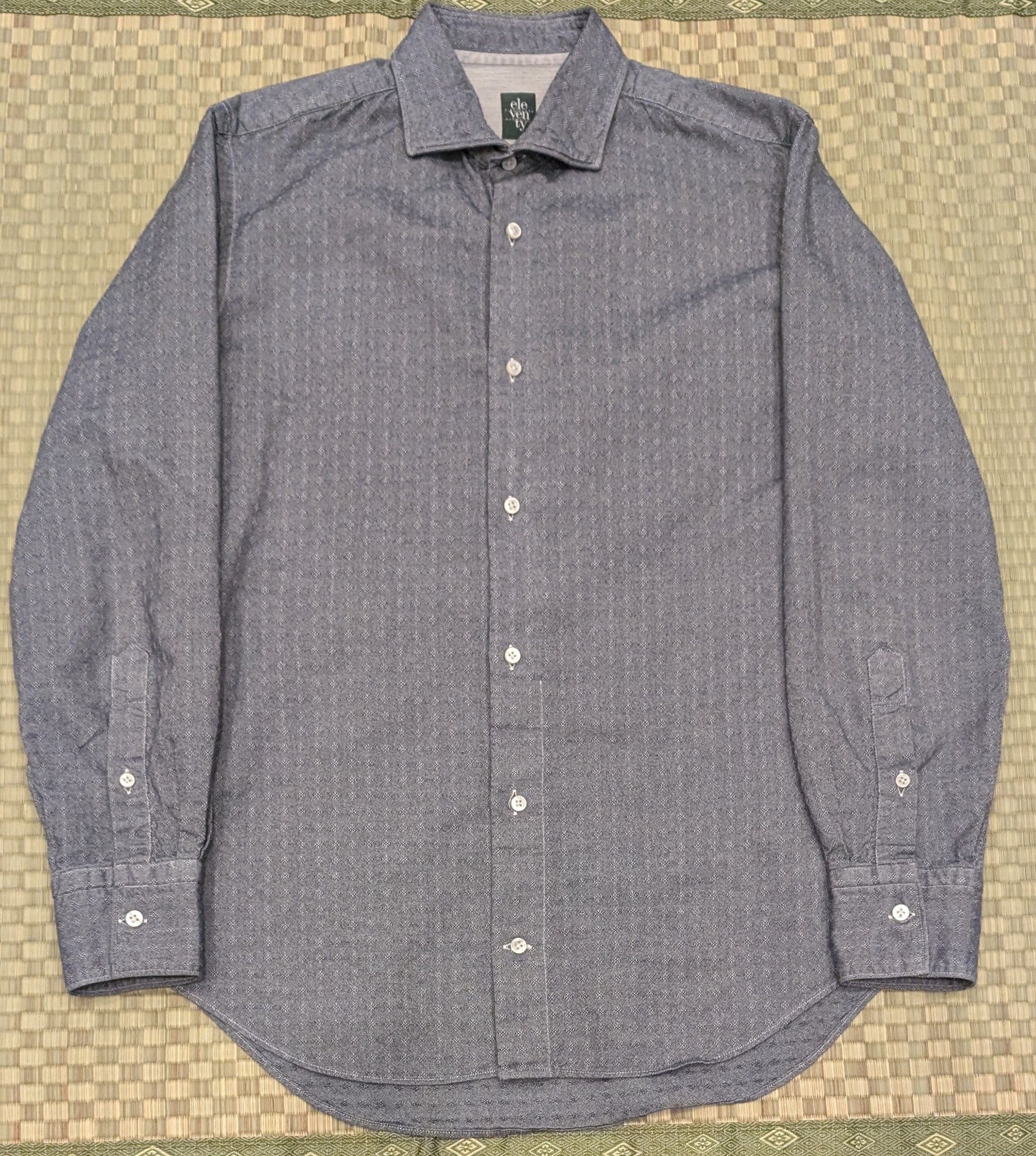 Eleventy Eleventy First Class Dress Shirt Size 15.75/40 Made in Italy Size US M / EU 48-50 / 2 - 1 Thumbnail