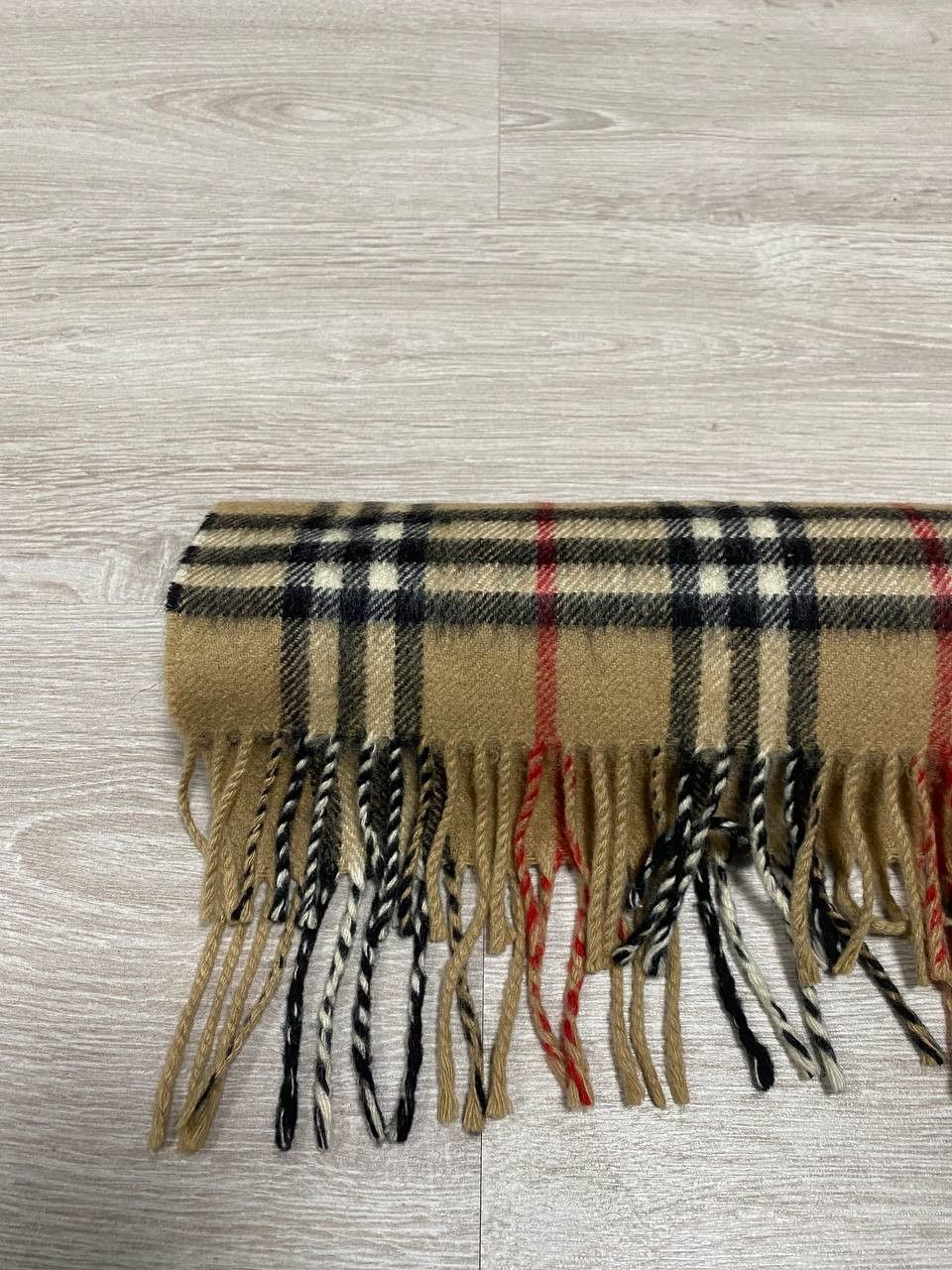 Burberry × Vintage Burberry nova check vintage cashmere scarf Size ONE SIZE - 3 Thumbnail