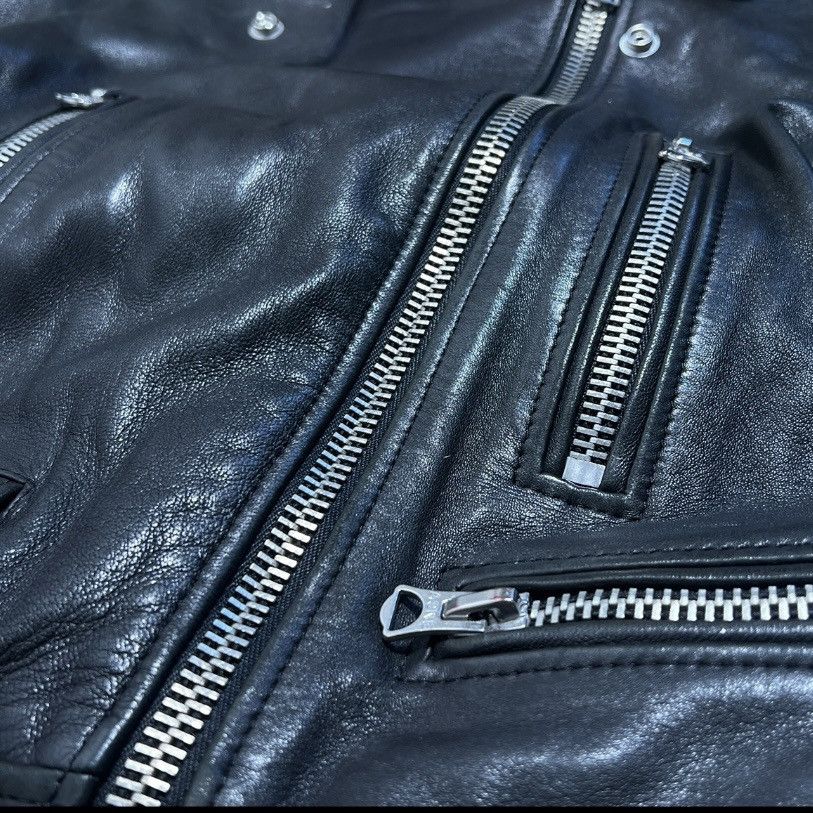 Acne Studios Acne Studios AW14 Leather Biker Jacket Size XS / US 0-2 / IT 36-38 - 4 Thumbnail