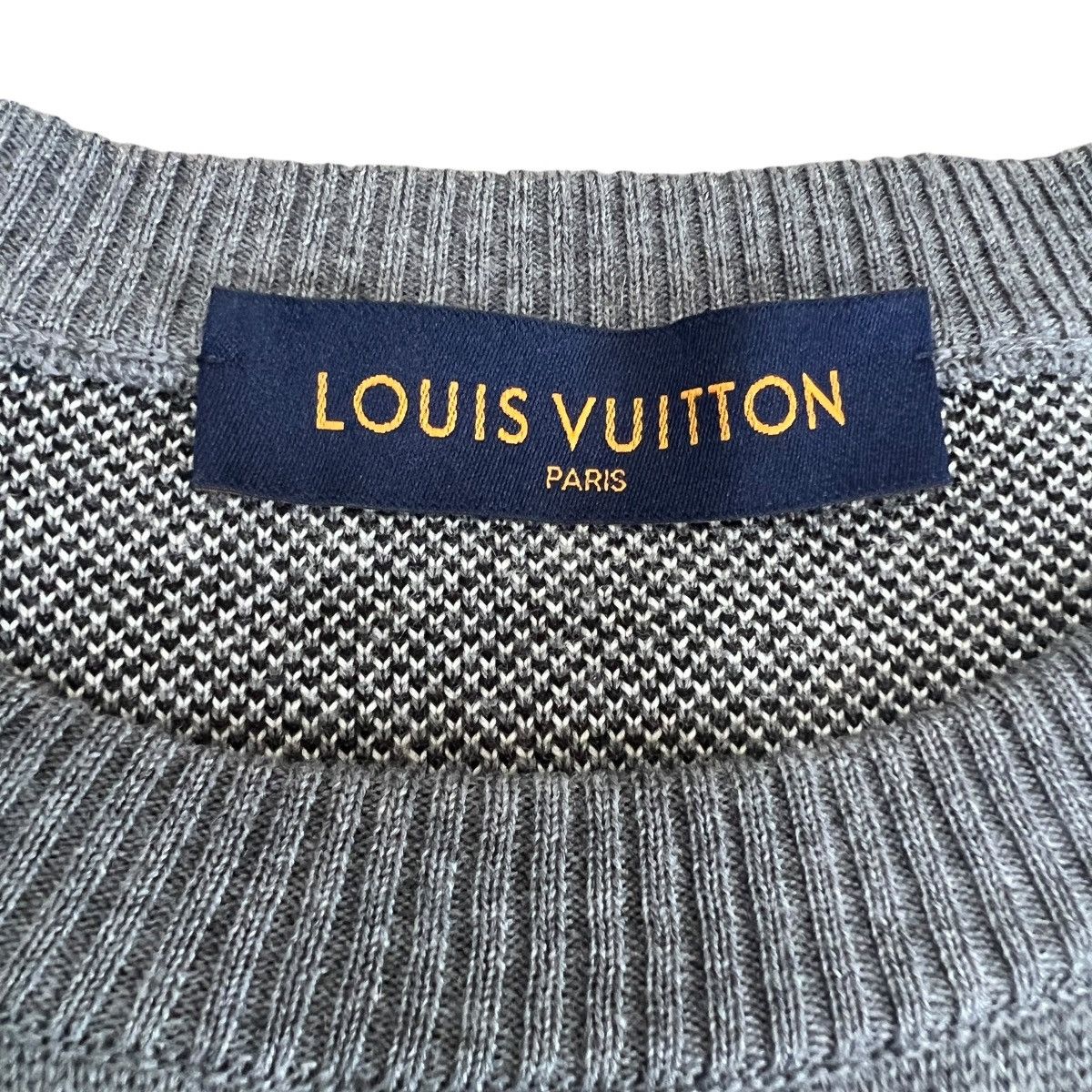 Louis Vuitton LOUIS VUITTON 2020SS Virgil Abloh Jacquard Knit Sweater L Size US L / EU 52-54 / 3 - 6 Thumbnail