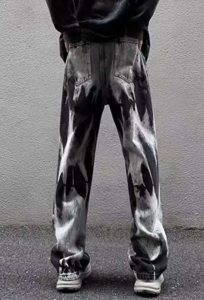 Japanese Brand × Jean Hip Hop High Street Loose Casual Pants Size US 32 / EU 48 - 4 Thumbnail