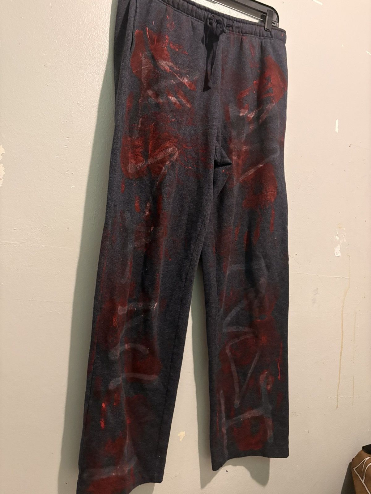 Eddie Bauer R7PZI Custom — Eddie Bauer Sweatpants | Full Paint Abstract Size US 30 / EU 46 - 2 Thumbnail