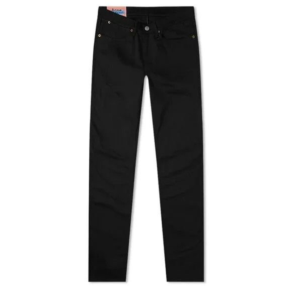 Acne Studios Bla Konst Max Black Slim Fit Jean