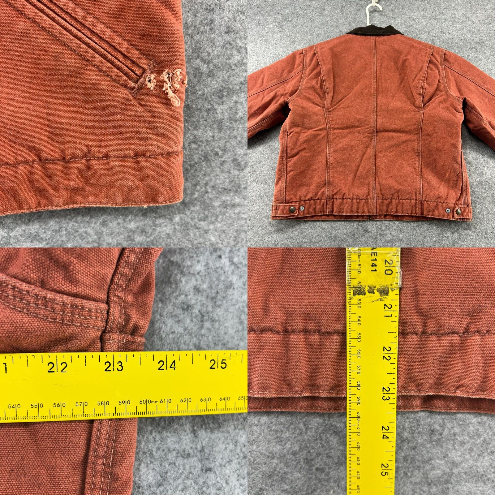 Carhartt VINTAGE Carhartt J97 Jacket Women L Pink Salmon Detroit Sherpa Lined W J097 VRS Rose Size L / US 10 / IT 46 - 8 Thumbnail