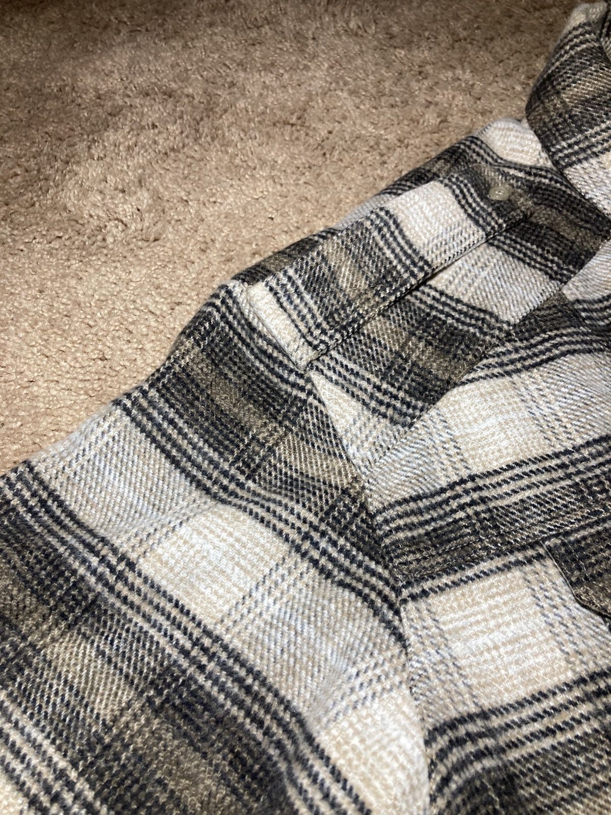 Martine Rose AW24 Martine Rose Blanket Wrap Shirt Flannel Military 2024 Size US M / EU 48-50 / 2 - 7 Thumbnail