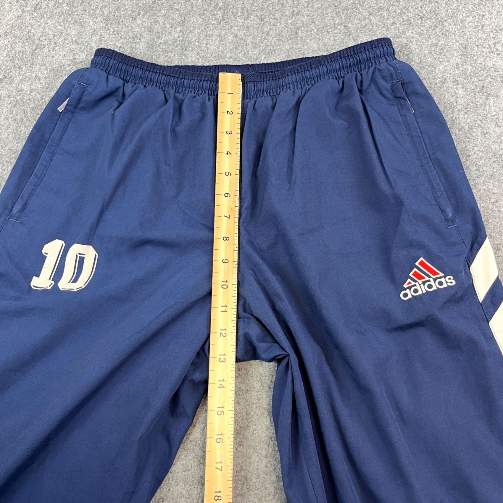 Adidas VINTAGE adidas Mens Tracksuit Bottom Pants Sweat Joggers Medium Blue 00s #10 Size 40R - 5 Thumbnail