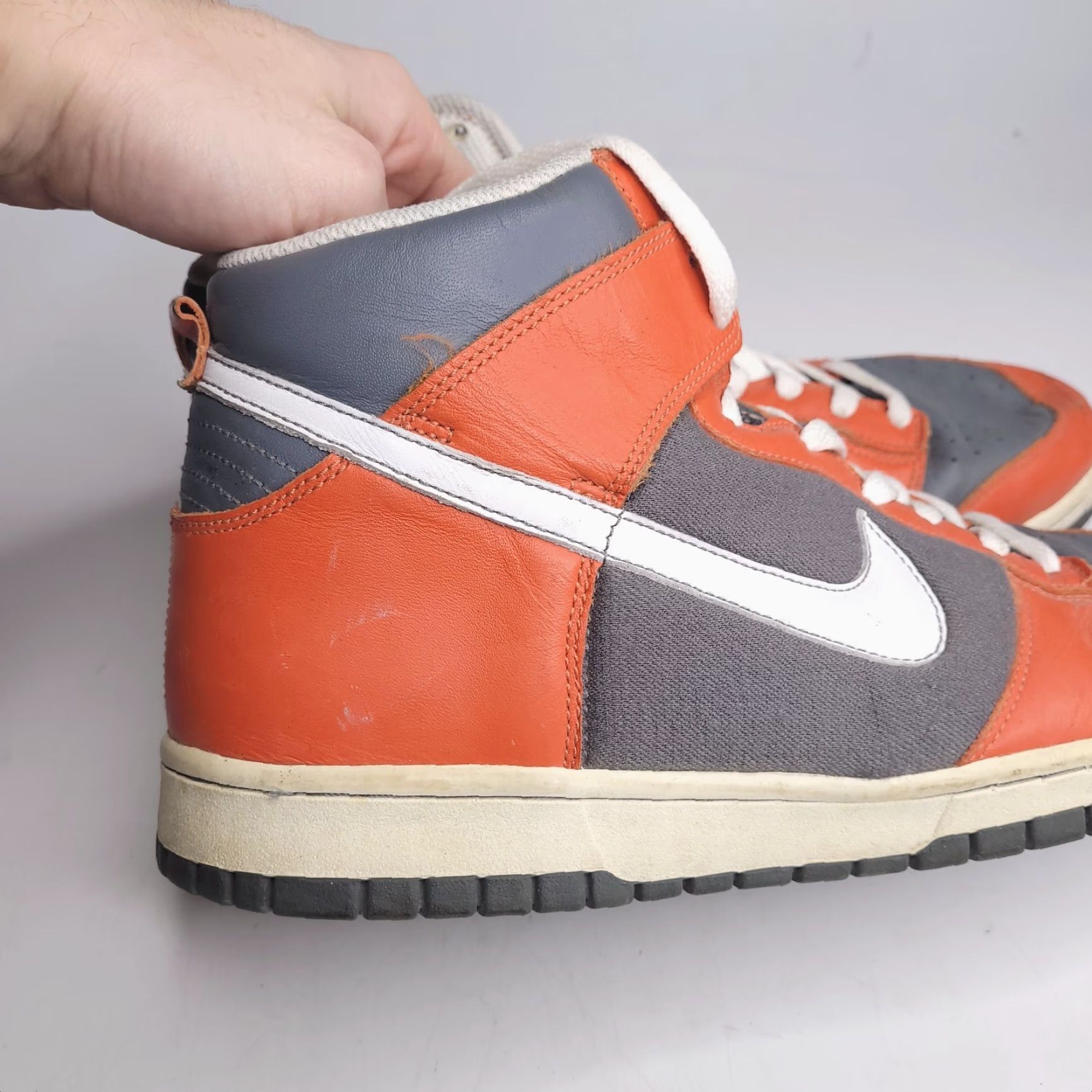 Nike VINTAGE Nike Dunk High College Orange/Flint Grey Men’s 11.5 Nike Dunk High Sneakers Size US 7 / EU 40 - 2 Thumbnail
