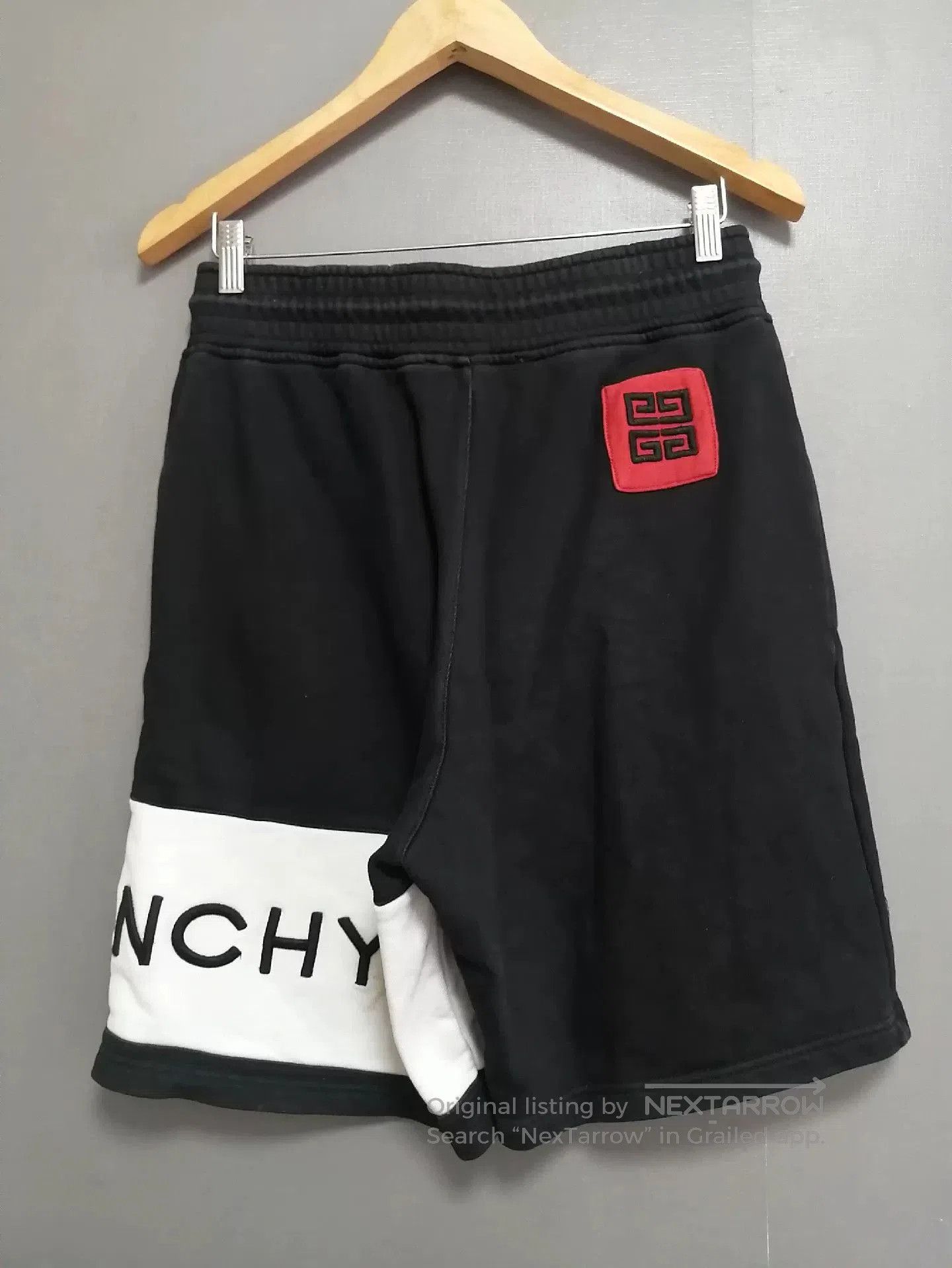 Givenchy Givenchy Heavy Embroidery Letter Shorts. Size US 29 - 4 Thumbnail