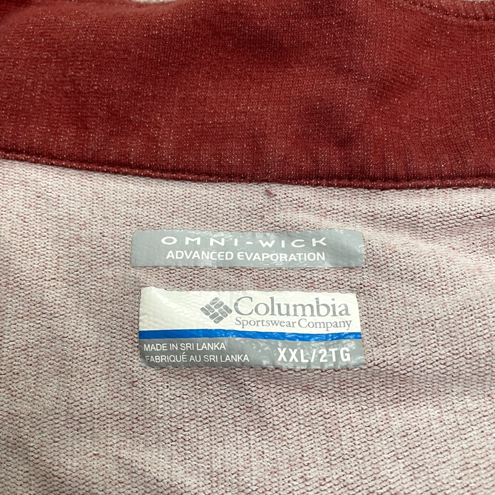Vintage Columbia Omni Wick Sweatshirt Mens XXL Red 1/4 Zip Pullover Outdoor All Seasons Size US XXL / EU 58 / 5 - 5 Thumbnail