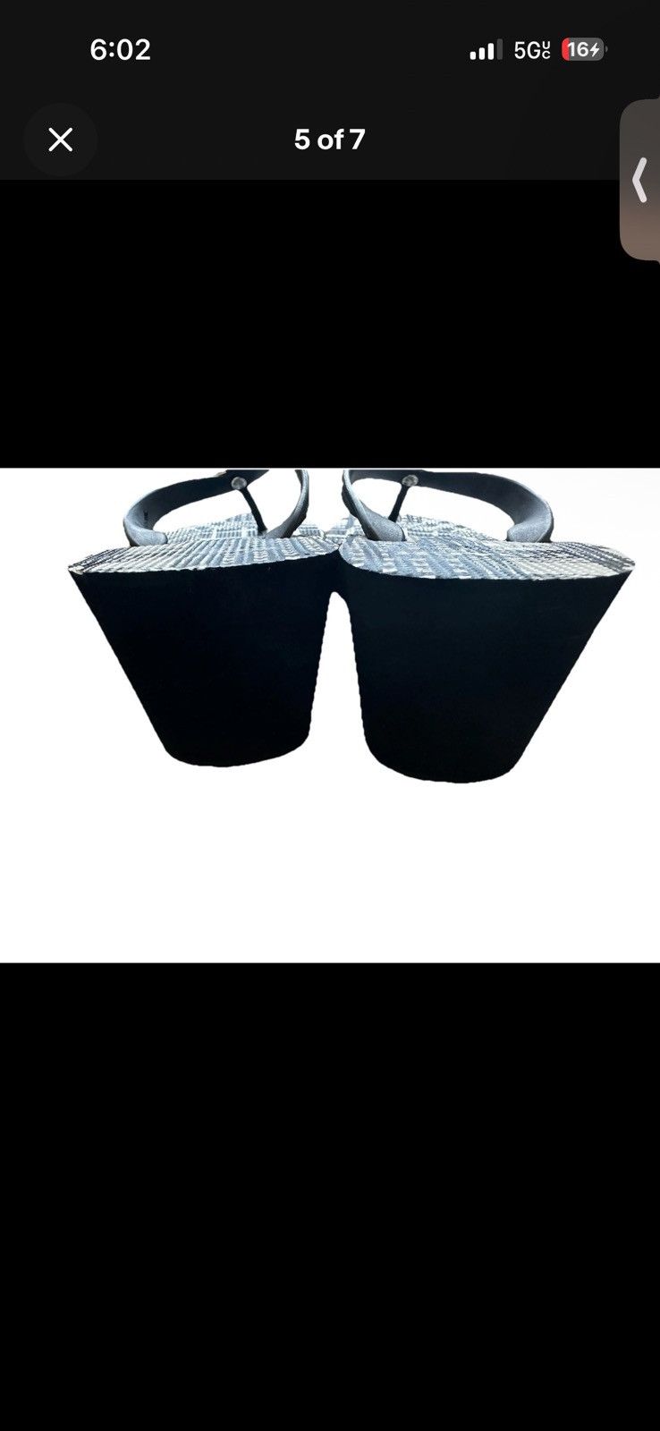 Coach Coach Women’s Black White Thong Bow Flip Flops Sandals sz 7 Size US 7 / IT 37 - 5 Thumbnail