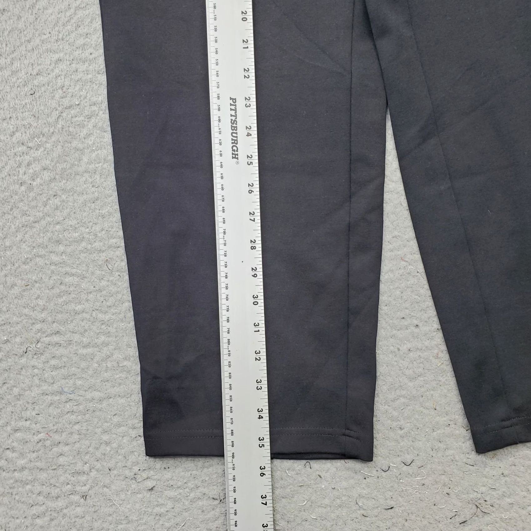 Avenue Avenue Ponte Pants Womens Petites 18/20 Black Stretch Casual Straight Leg Pull On Size 40" / US 18 - 3 Thumbnail