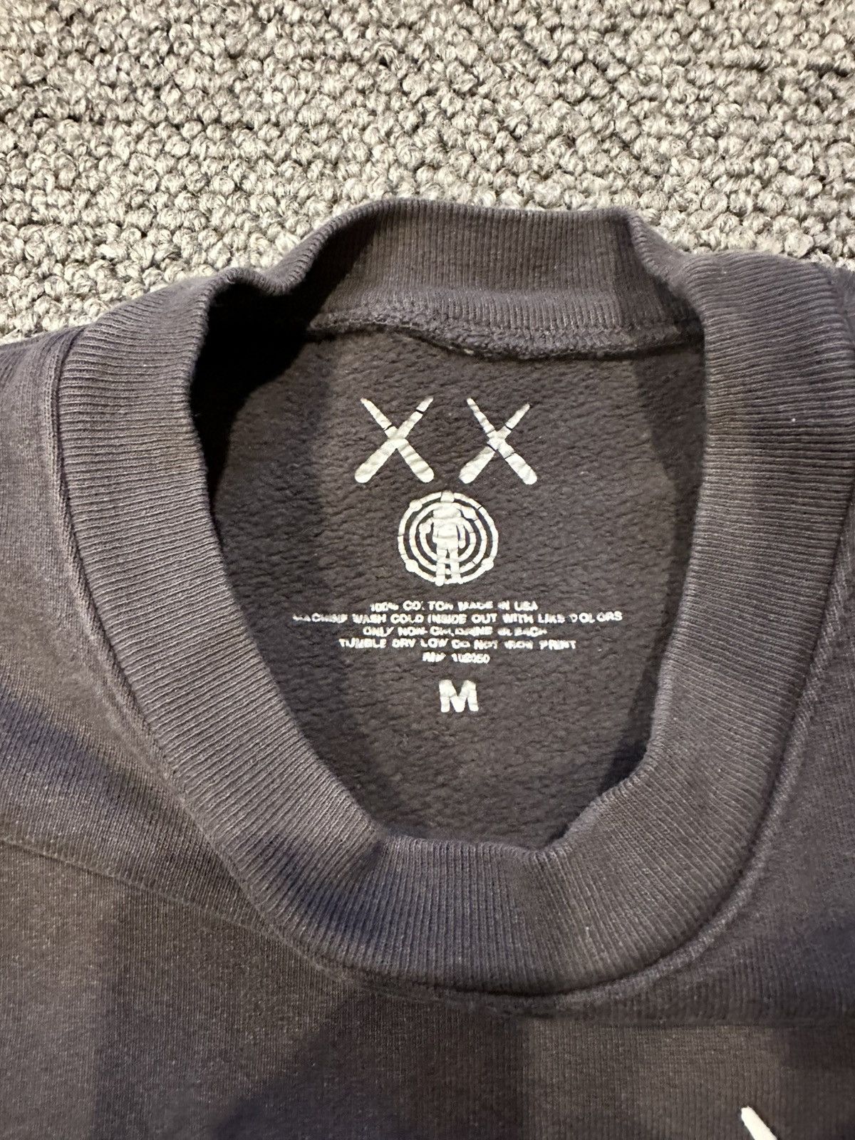 Kaws × Kid Cudi KAWS For Kid Cudi Moon Man Back Print Crewneck Sweatshirt Size US M / EU 48-50 / 2 - 5 Thumbnail
