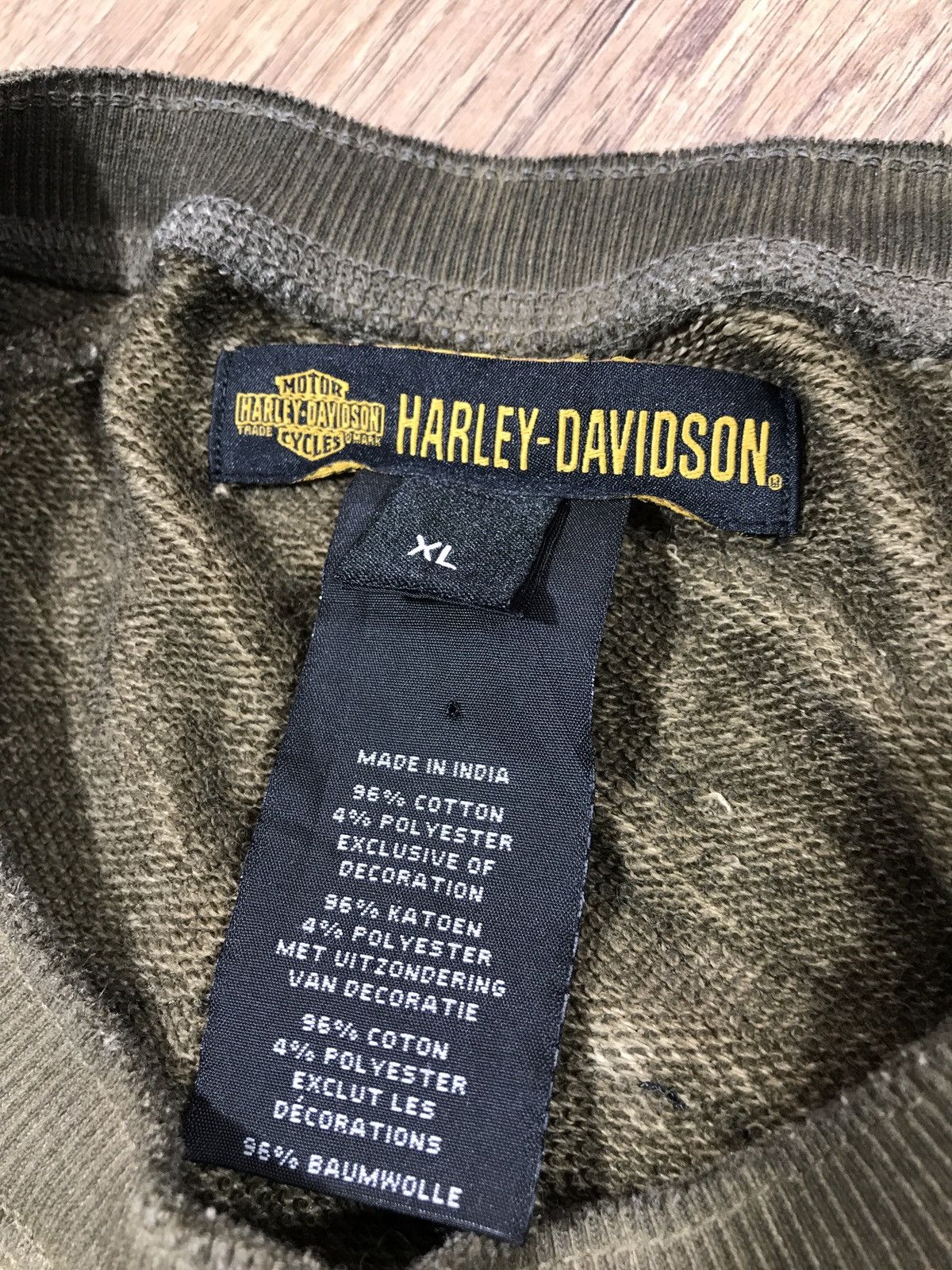 Harley Davidson Harley Davidson Sweatshirt Metal Big Logo Size US XL / EU 56 / 4 - 7 Thumbnail