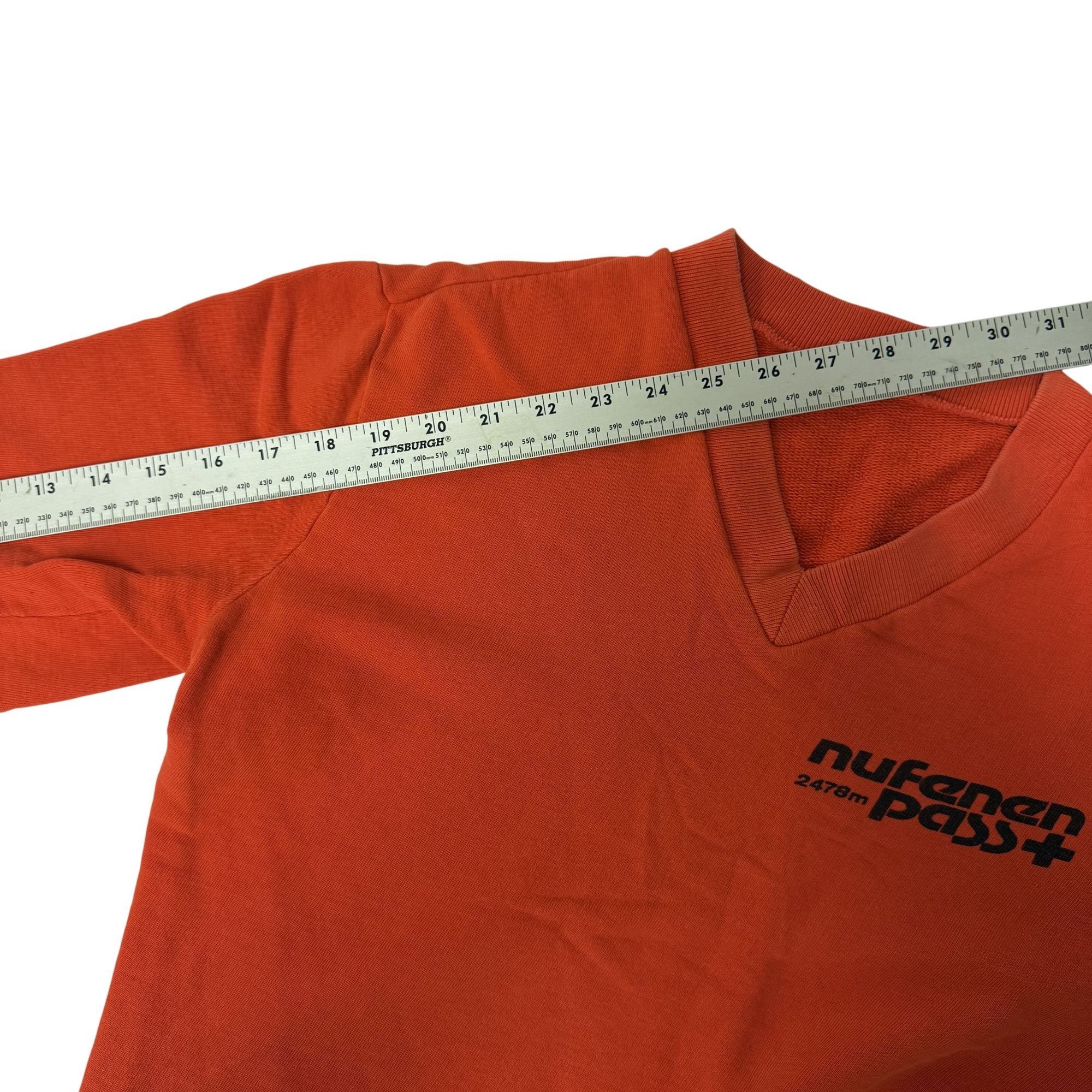 Other Vtg Switzerland NUFENEN PASS Ski Resort V Neck Sweatshirt Size US S / EU 44-46 / 1 - 8 Thumbnail
