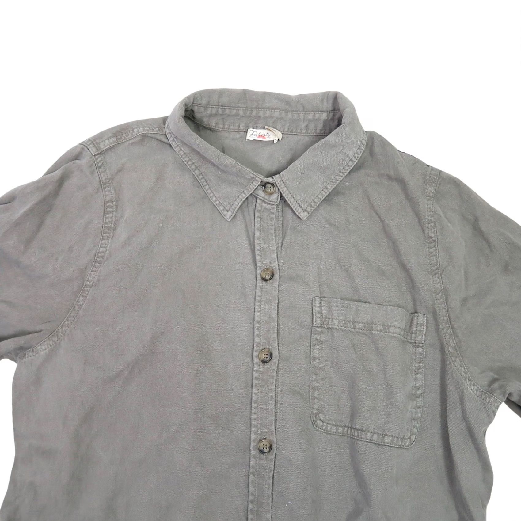 Faherty Faherty Arlie Day Jumpsuit Medium Surplus Green Long Sleeve Size M / US 6-8 / IT 42-44 - 7 Thumbnail