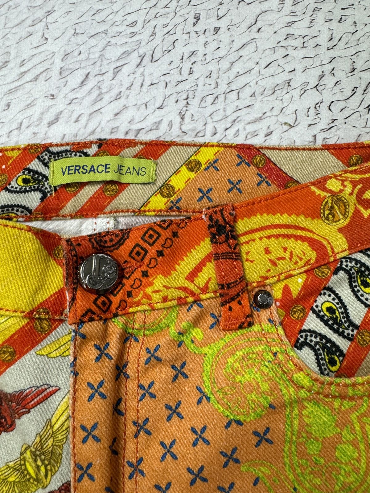 Versace Authentic Versace Jeans Baroque Pants rare jeans Size 26" / US 2 / IT 38 - 12 Thumbnail