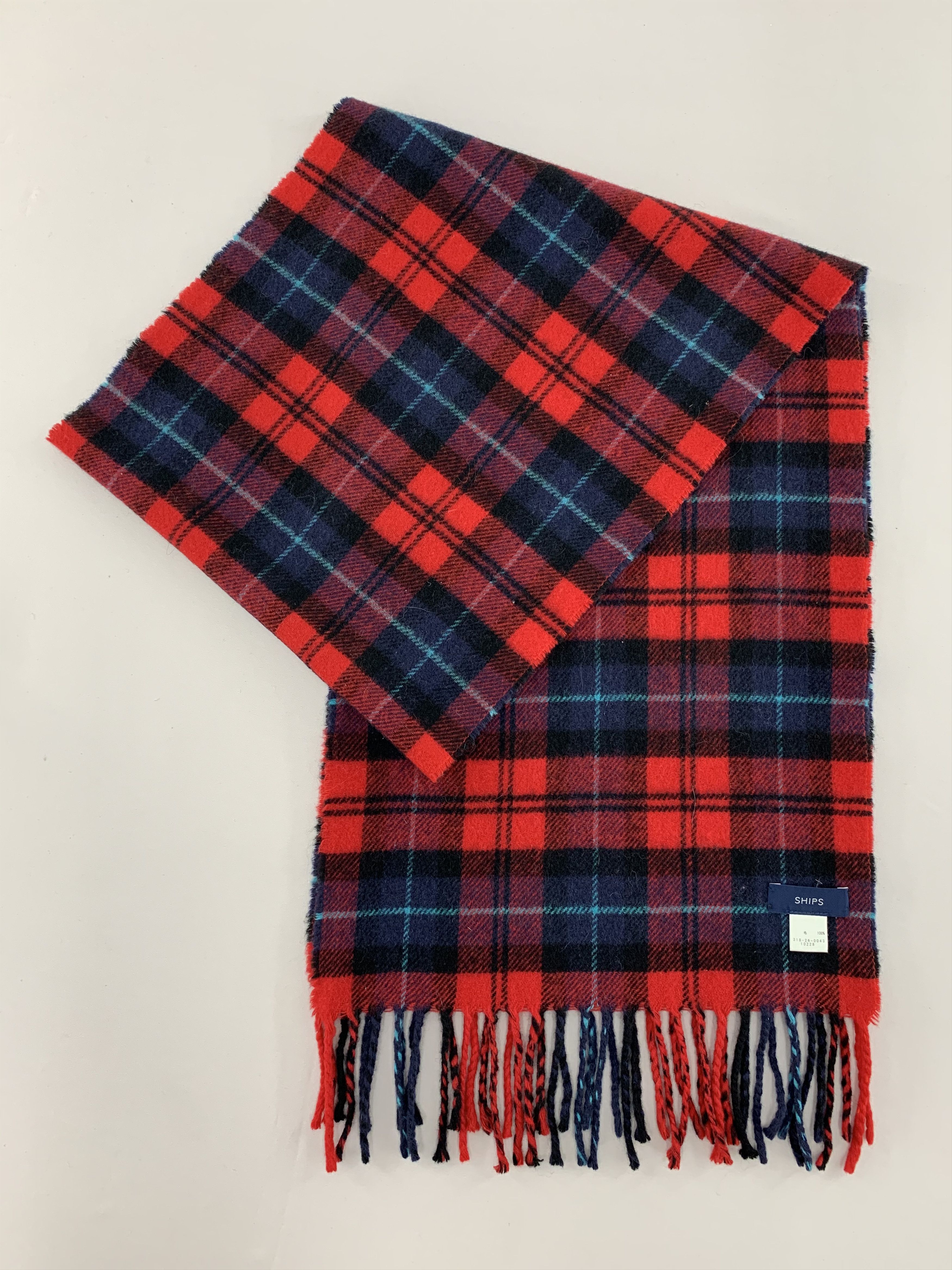 SHIPS SHIPS Scarf Wool Muffler Neck Wrap BL4372 Size ONE SIZE - 2 Thumbnail