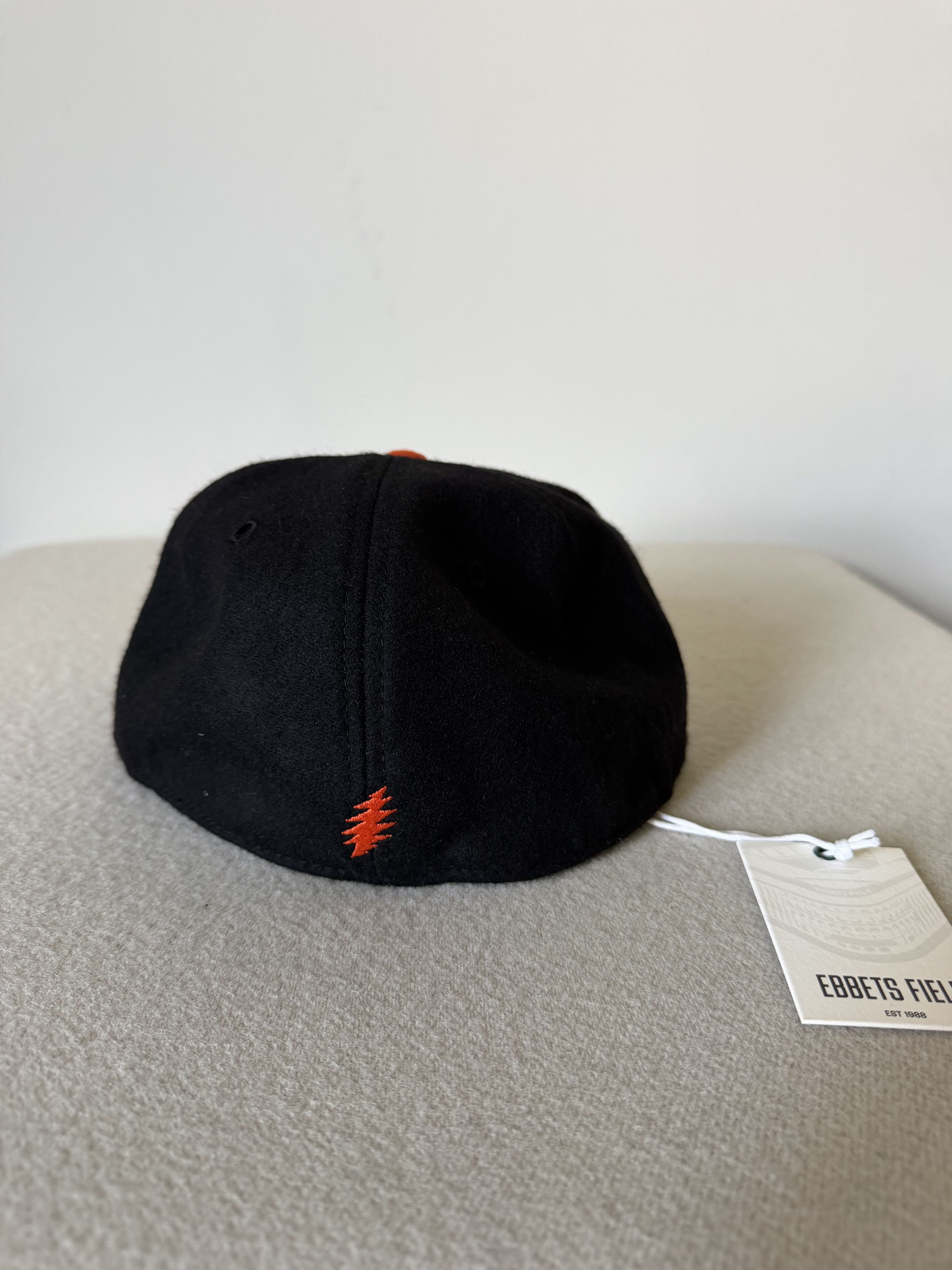 Ebbets Field Flannels 7 3/4 Ebbets Field Grateful Dead Dancing Bear Fitted Hat Size ONE SIZE - 4 Thumbnail