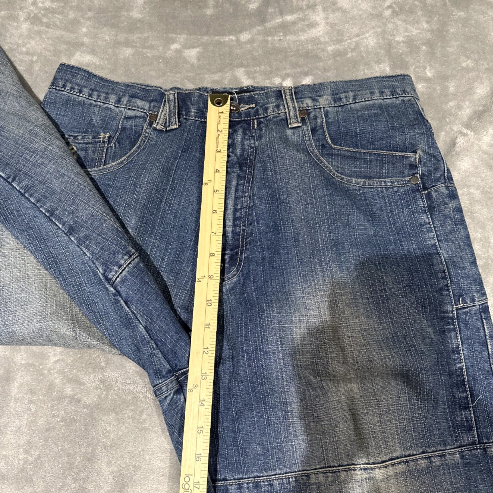 Rocawear VINTAGE Rocawear Embroidered Jeans Men’s 36x34 Wide Leg Hip Hop Baggy Y2K Grunge Jeans Men Size US 36 / EU 52 - 7 Thumbnail
