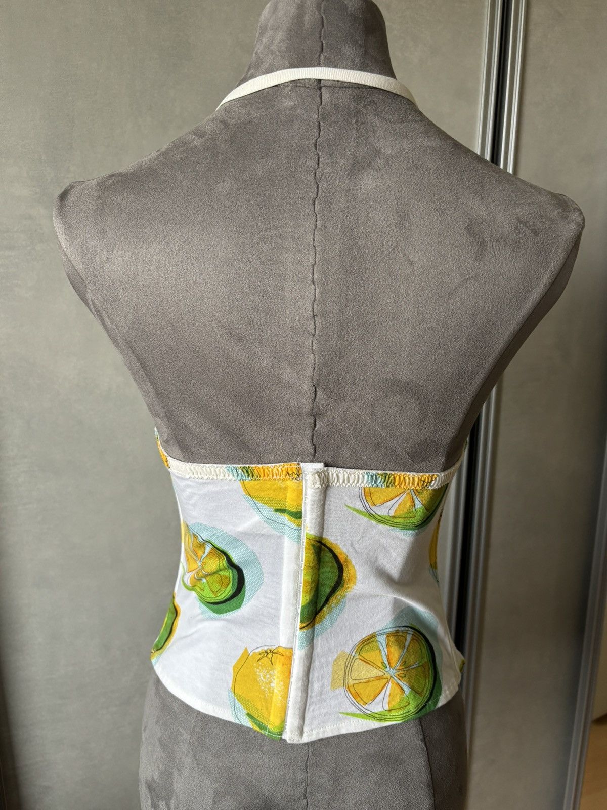 Dior Christian Dior lemon print bustier top – Galliano era Size S / US 4 / IT 40 - 5 Thumbnail