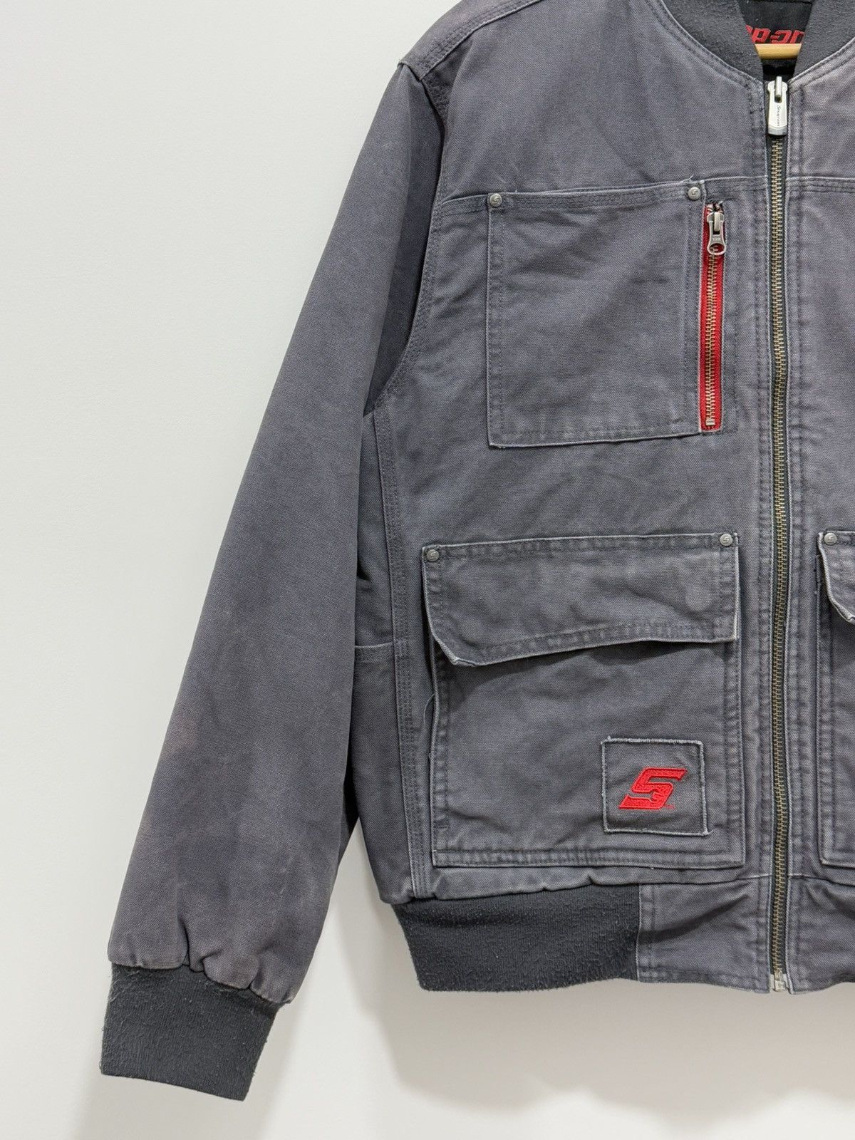 Vintage Natural Faded Snap On Detroid Jacket Size US M / EU 48-50 / 2 - 5 Thumbnail