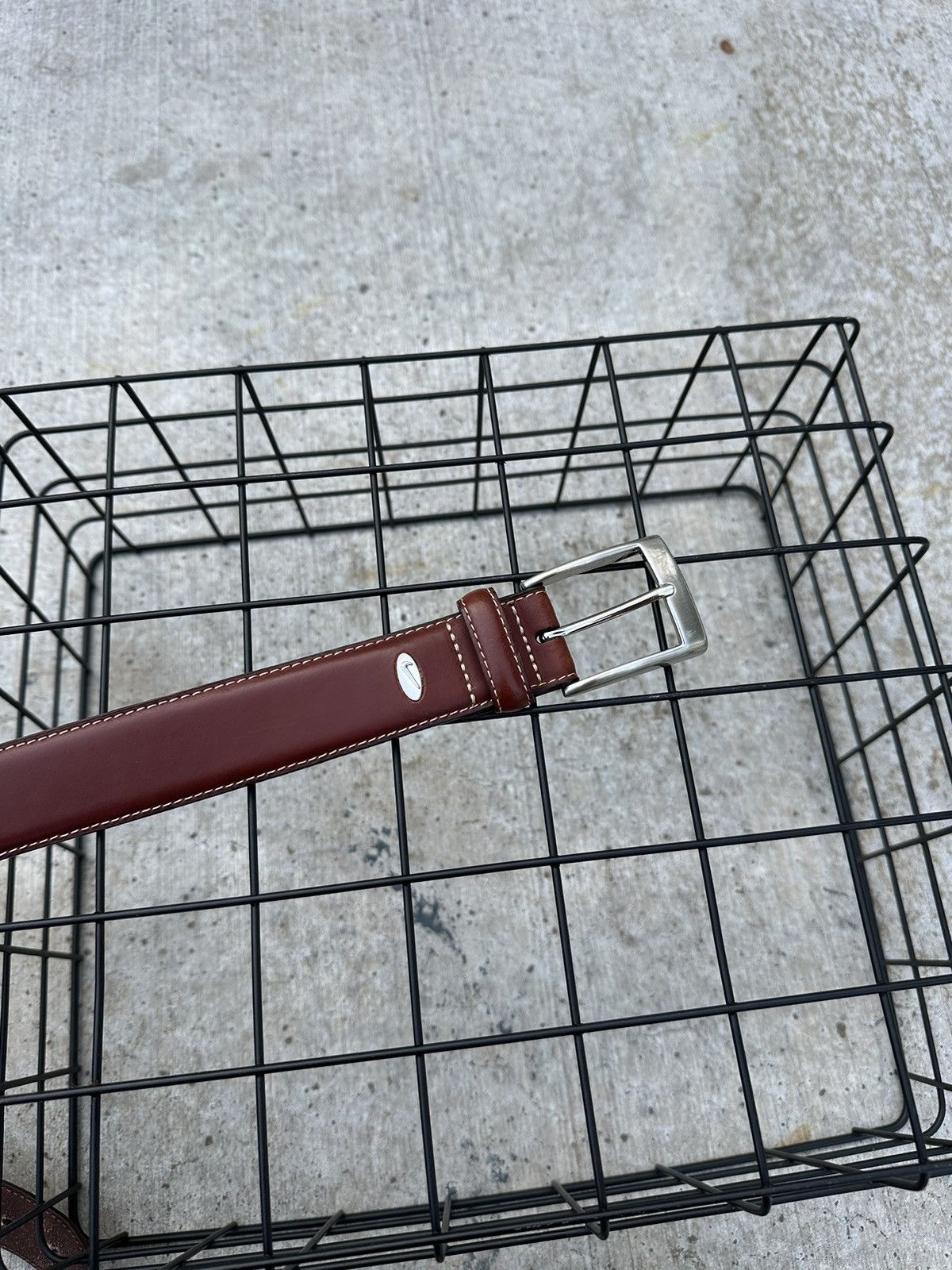 Nike Vintage Nike USA Leather Belt Y2k Size 38 - 1 Thumbnail