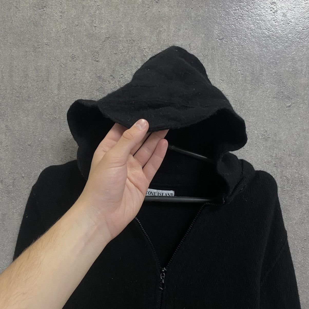 Stone Island Vintage Stone Island Wool Zip Hoodie Size US M / EU 48-50 / 2 - 5 Thumbnail