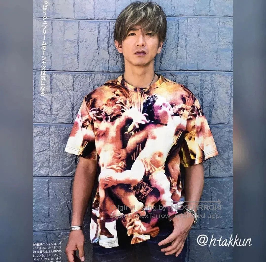 Supreme supreme oil painting angel short sleeve tee. Size US M / EU 48-50 / 2 - 3 Thumbnail