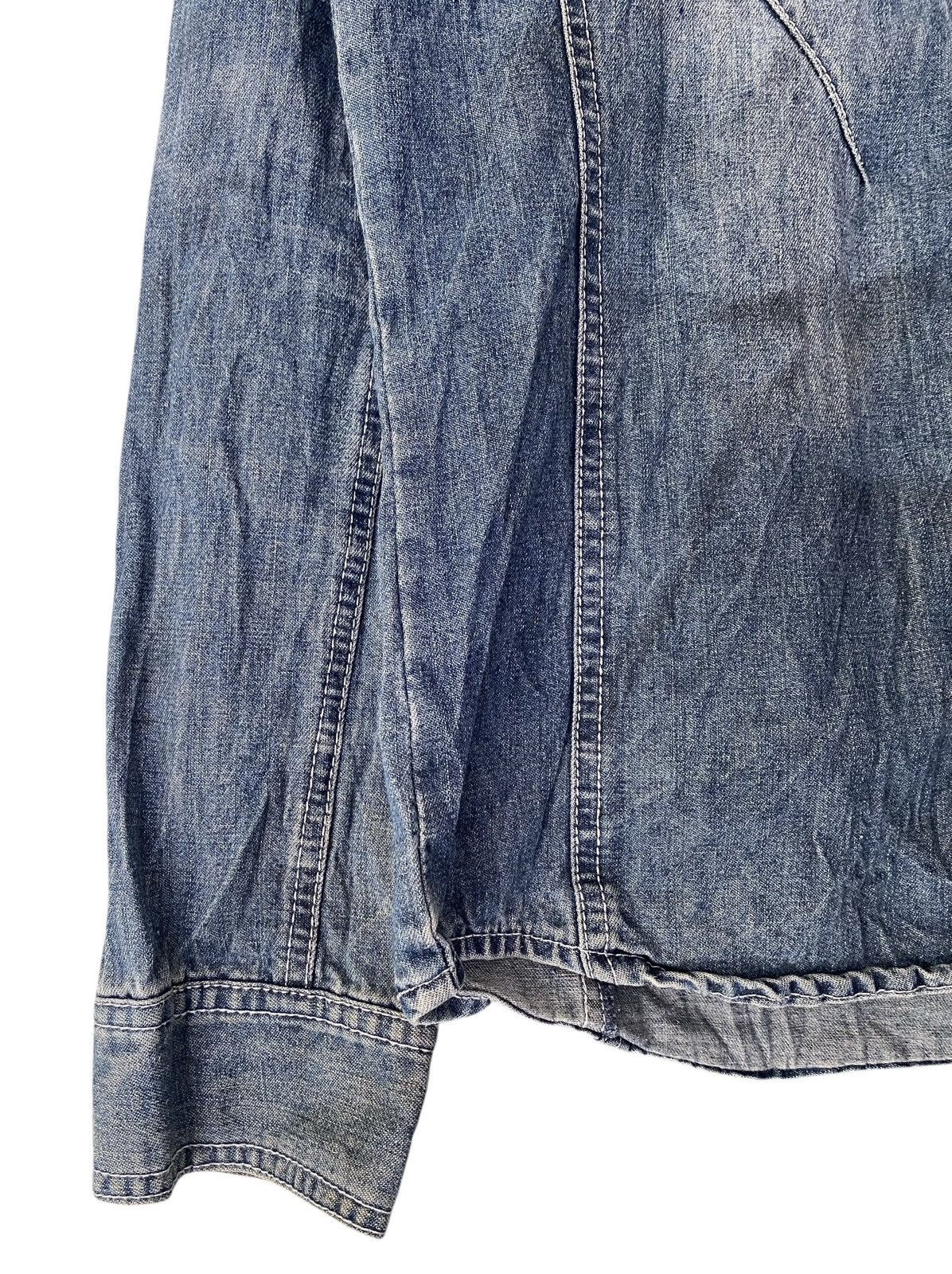 If Only Was True × In The Attic Rare IN THE ATTIC Pearl Snap Button Denim Shirt Size US L / EU 52-54 / 3 - 7 Thumbnail