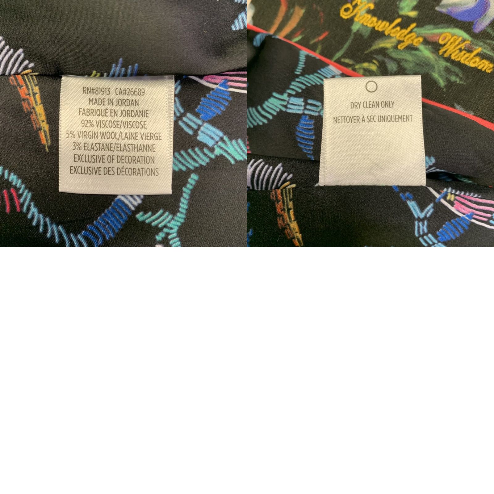 Robert Graham ROBERT GRAHAM Size 4 Black Multi Color Viscose Blend Blazer Women Size S / US 4 / IT 40 - 8 Thumbnail