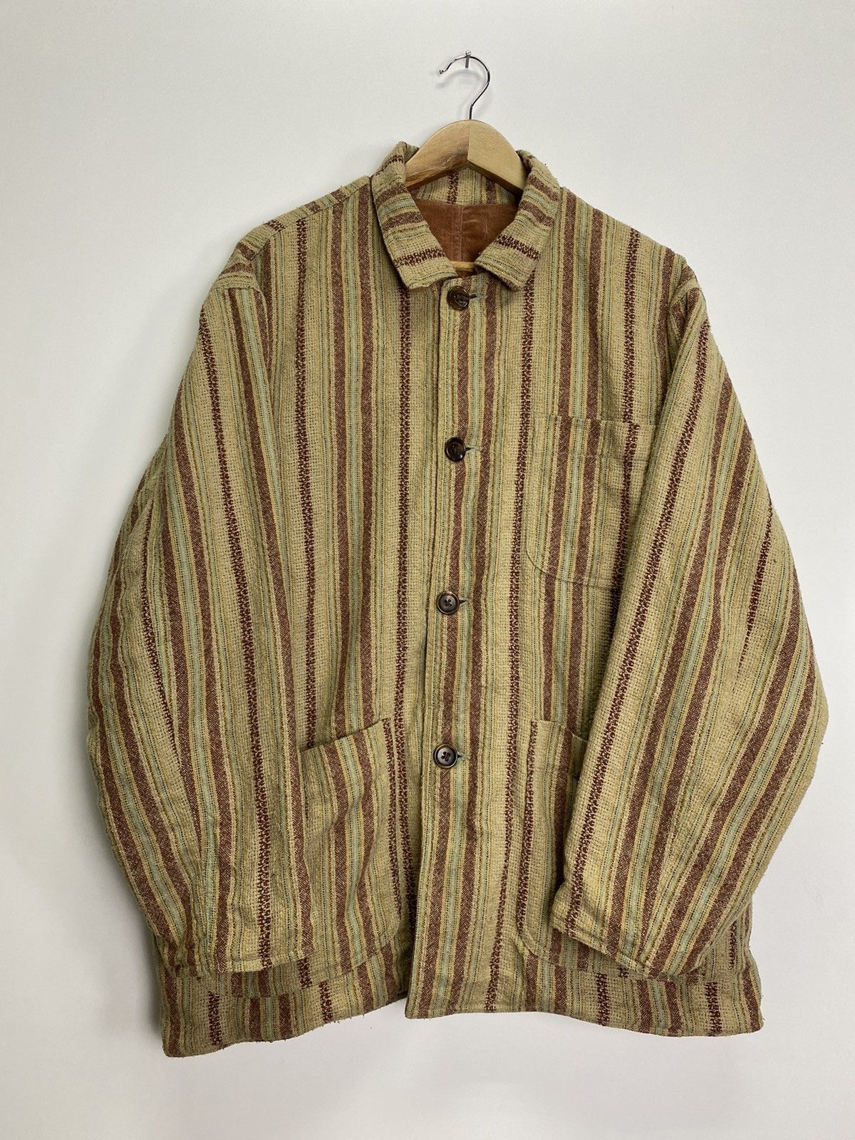 Japanese Brand Vintage Lesvis Baois Reversible jacket Size US XL / EU 56 / 4 - 10 Thumbnail