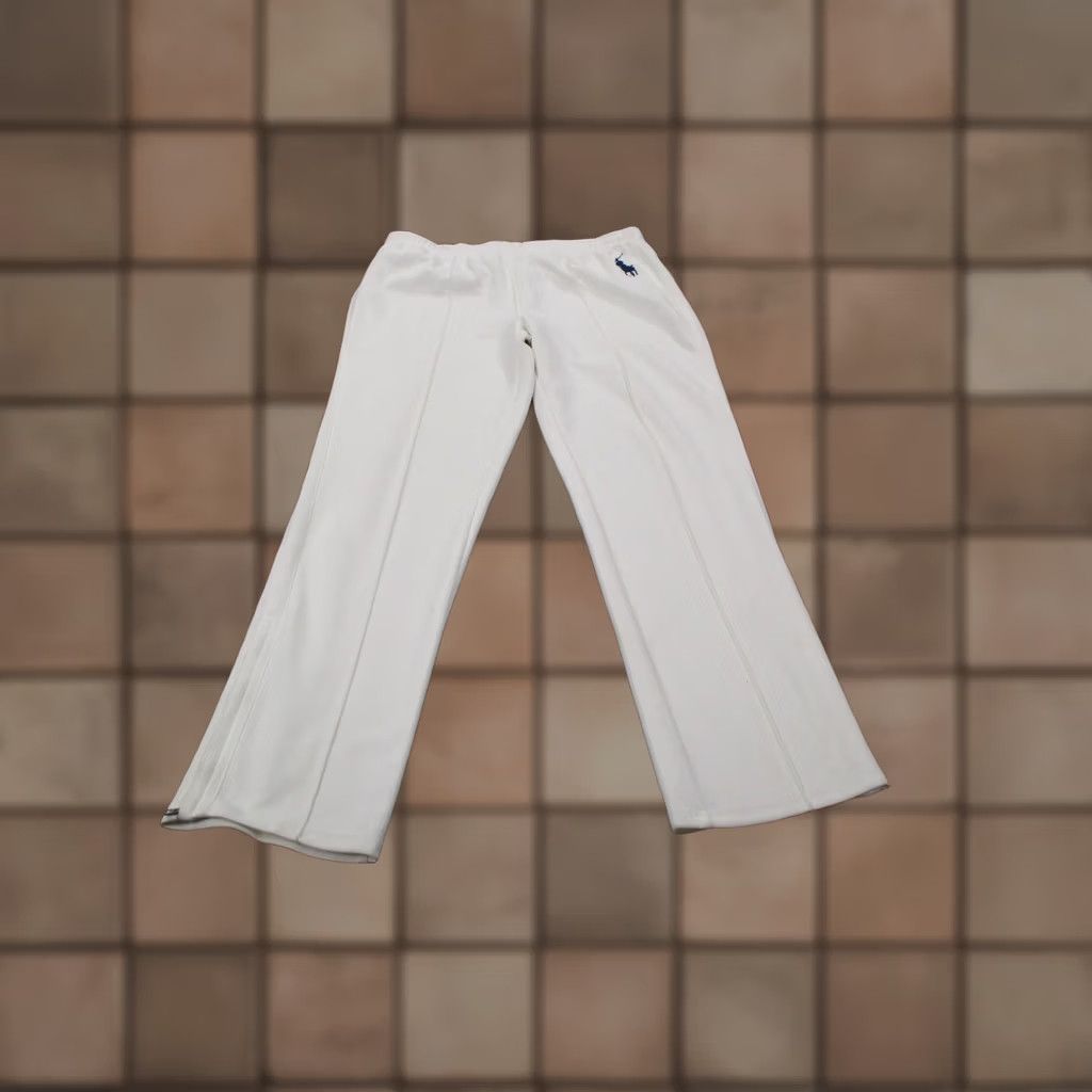 Polo Ralph Lauren Polo Ralph Lauren Sweatpants Womens L White Joggers Stretch Track Polo Ralph Lauren Size 36" / US 14 / IT 50 - 1 Thumbnail