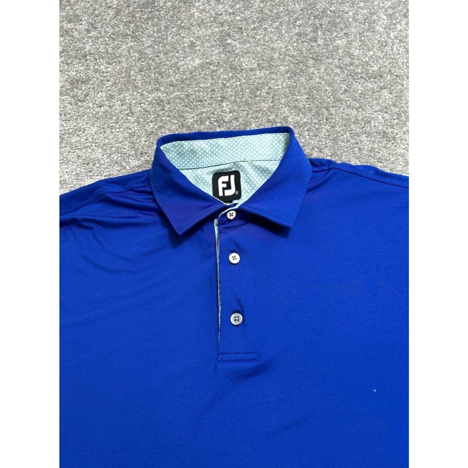 Footjoy FootJoy ProDry Polo Shirt Mens XL Blue Pique Stretch Logo Golf Tennis Sports Shirt XL Men Blue ProDry Polo FootJoy Brands Size US XL / EU 56 / 4 - 3 Thumbnail