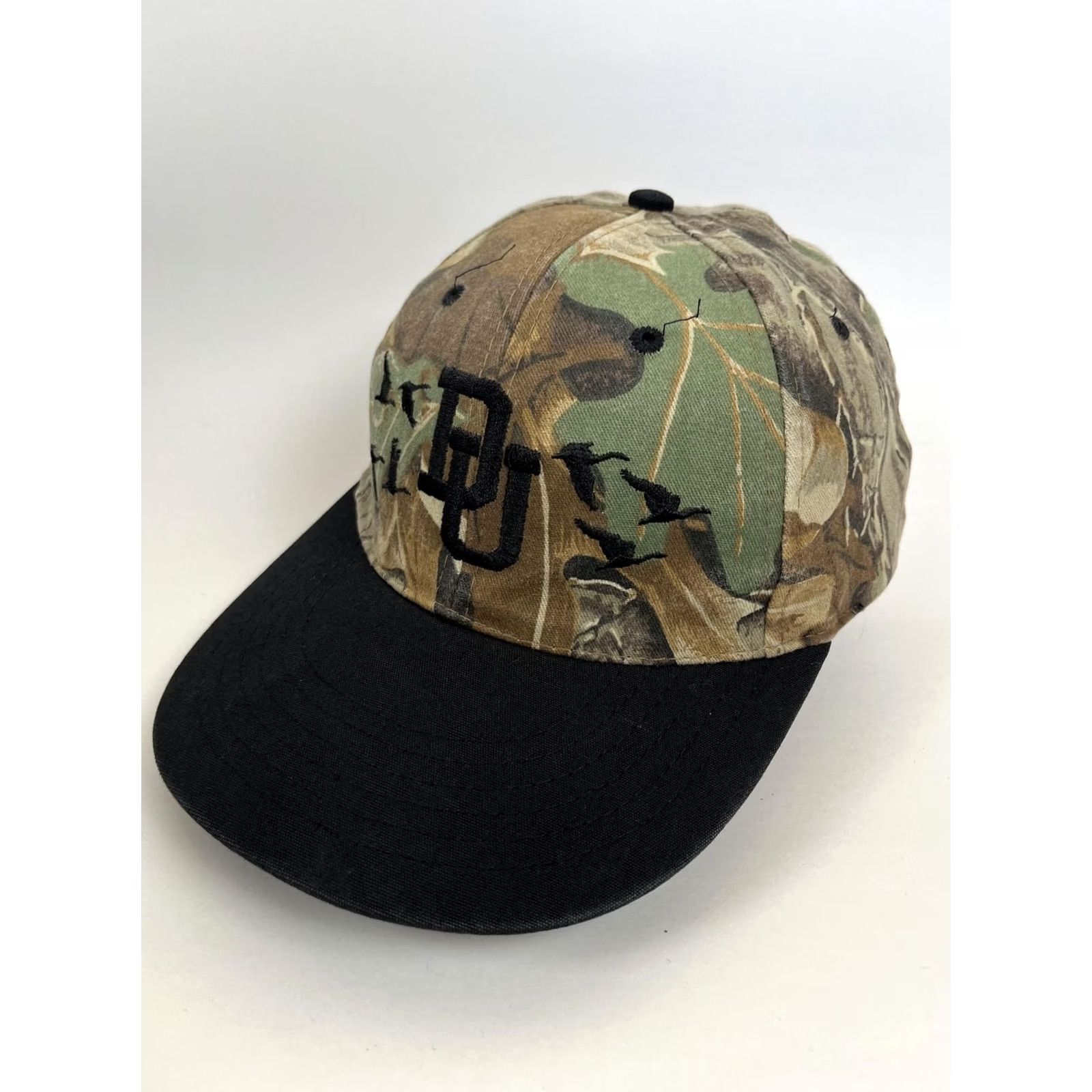 Vintage Vintage Ducks Unlimited Committee Hat Cap Strap Back Adjustable Brown Camo Hunting Size ONE SIZE - 2 Thumbnail