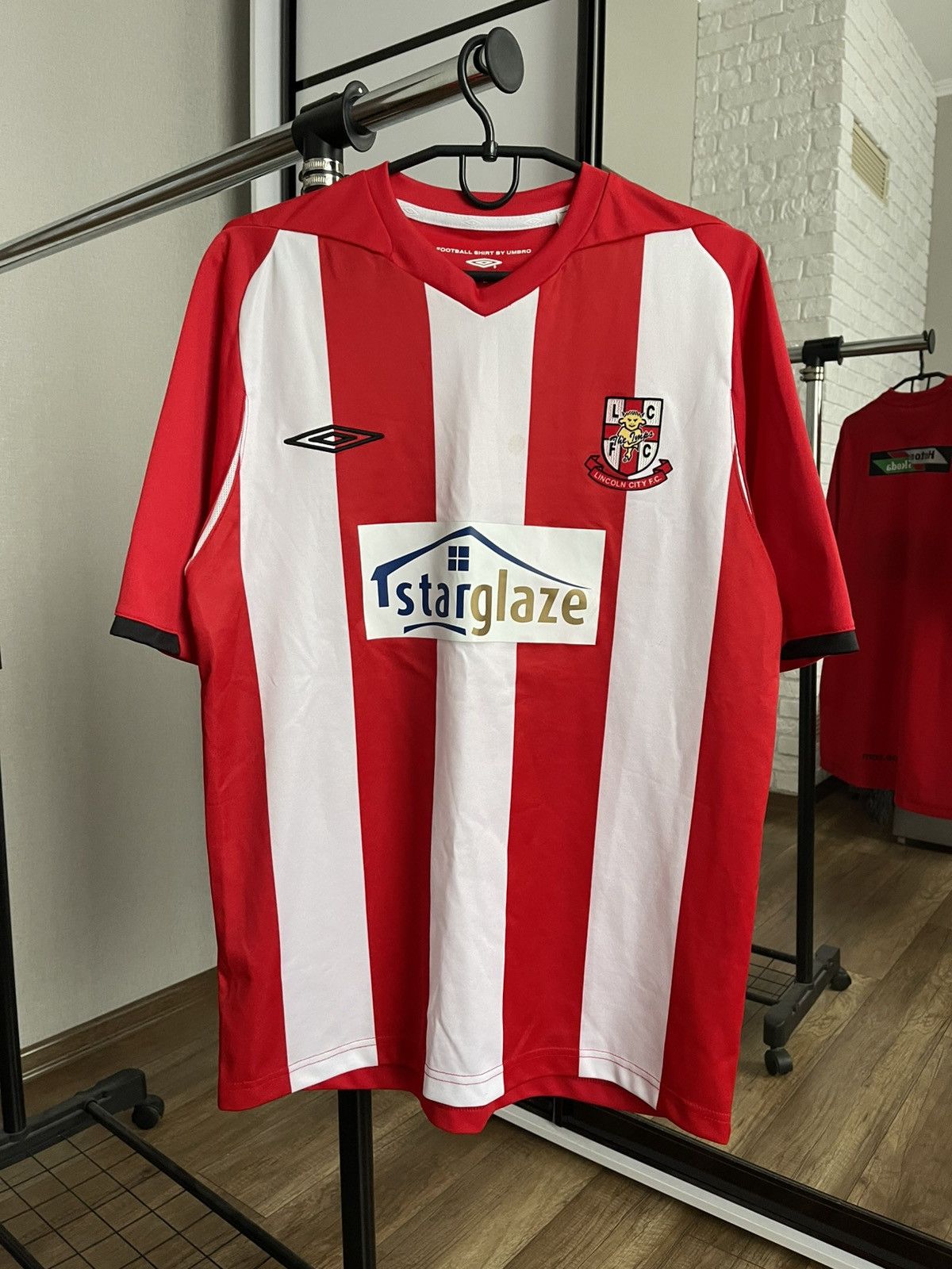 Umbro 2007/2008 Lincoln City FC Umbro Vintage Soccer Jersey Tee Size US M / EU 48-50 / 2 - 3 Thumbnail