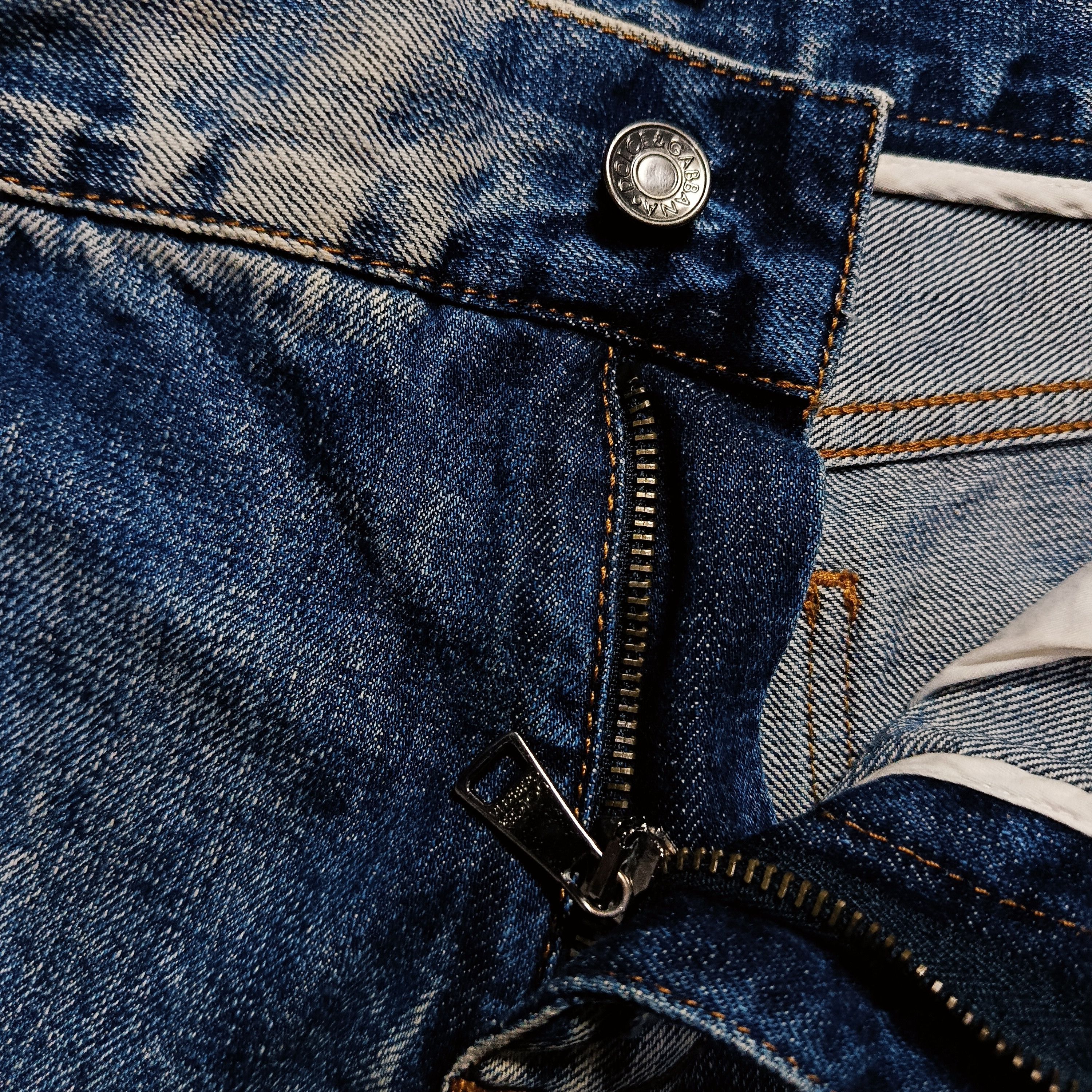 Dolce & Gabbana Dolce & Gabbana Distressed Denim Jeans Size US 30 / EU 46 - 7 Thumbnail