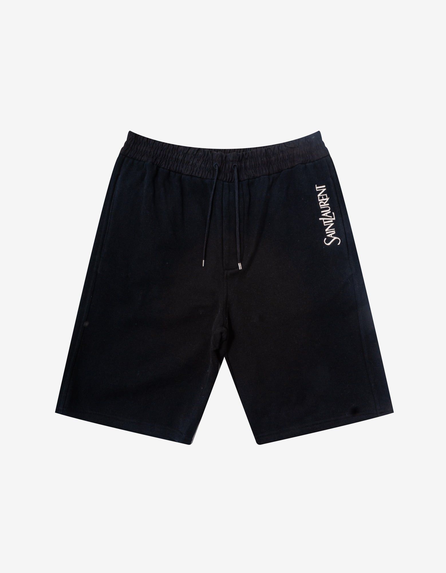 Black Logo Sweat Shorts