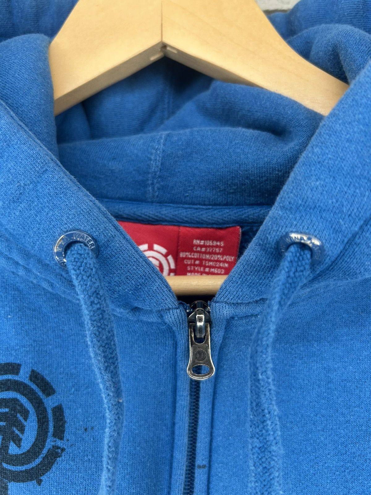 Element Vintage Element Zip Up Skater Hoodie Size US L / EU 52-54 / 3 - 4 Thumbnail