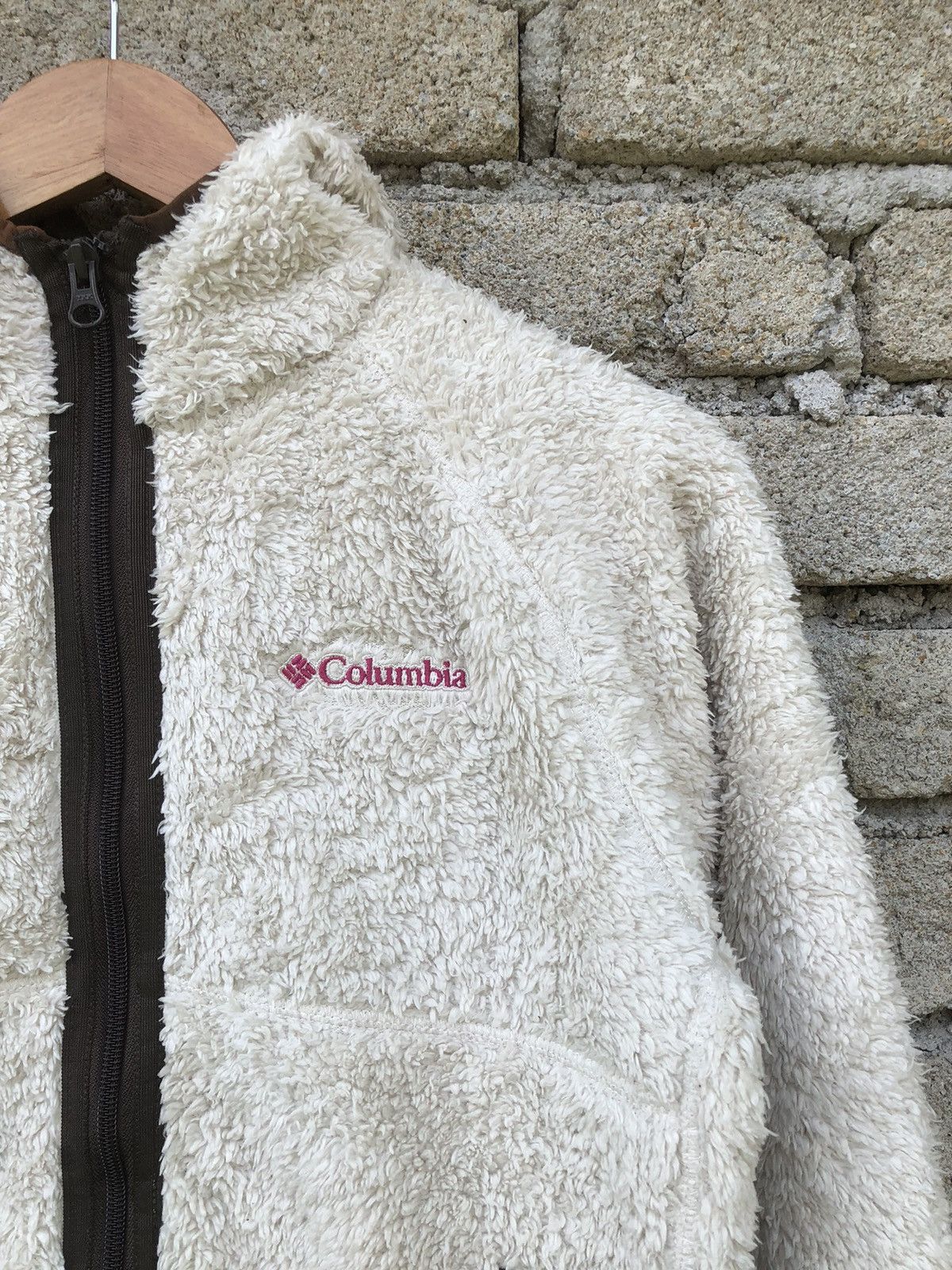 Patagonia Vintage 90s Columbia Native Fleece Fullzipper Hoodie Size M / US 6-8 / IT 42-44 - 6 Thumbnail