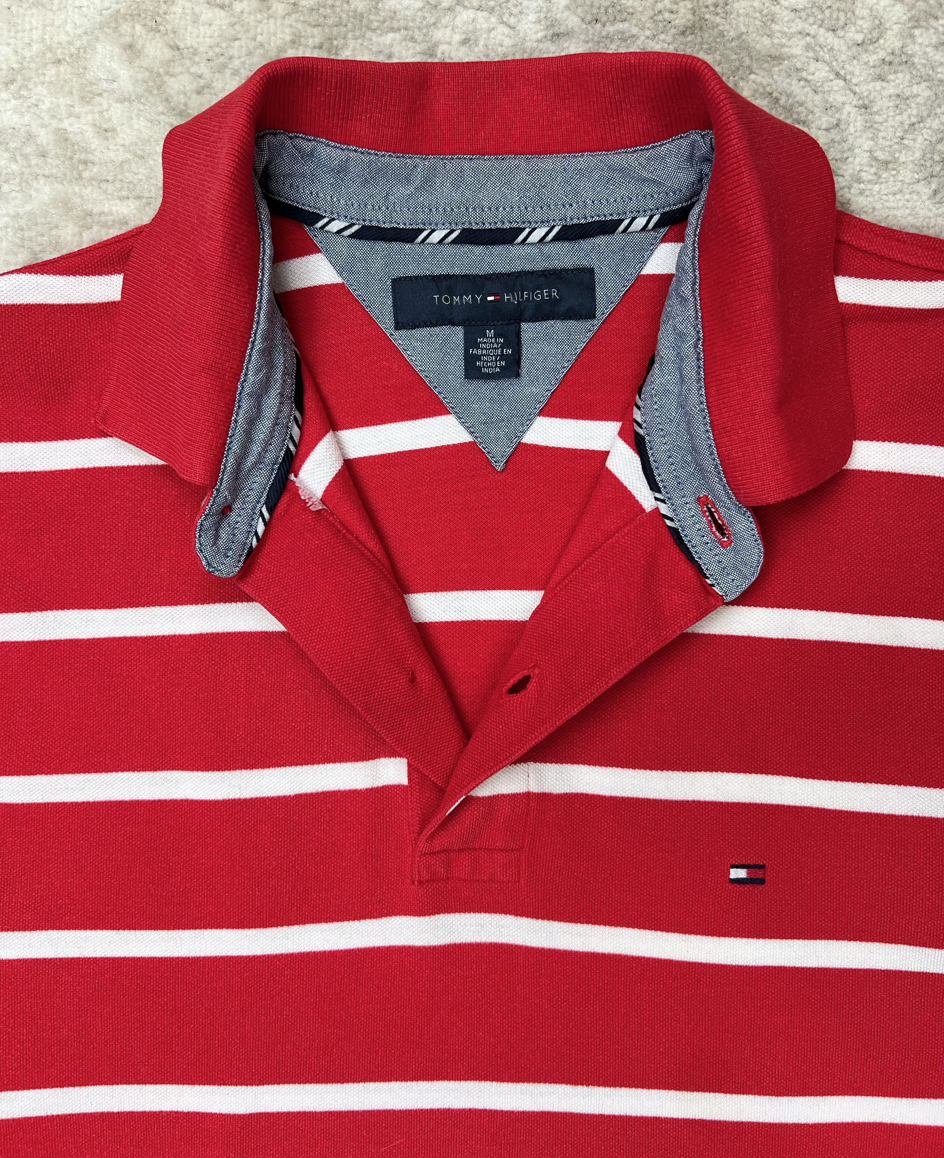 Tommy Hilfiger Tommy Hilfiger Striped Rugby Long Sleeve Polo Shirt M Size US M / EU 48-50 / 2 - 6 Thumbnail
